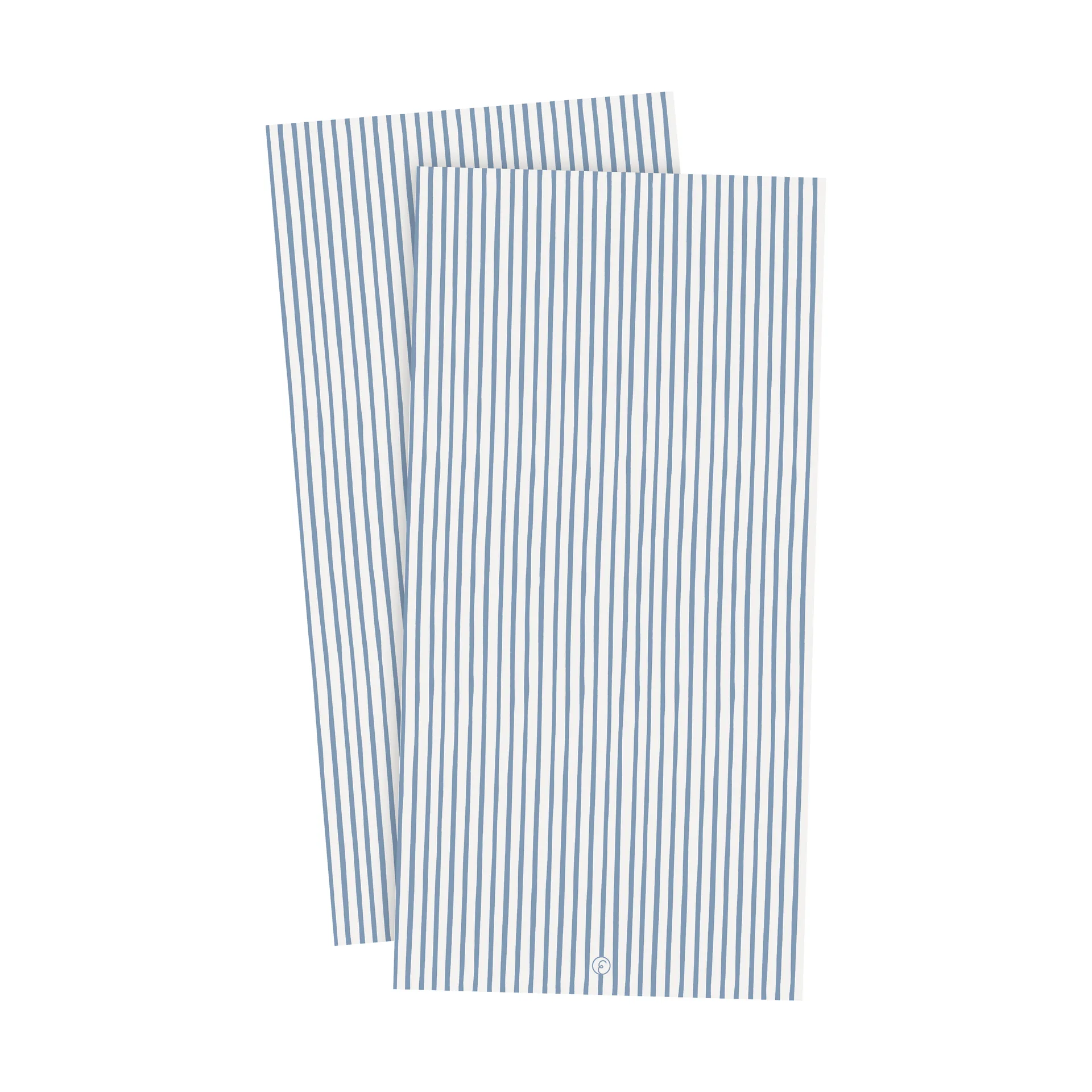 ERNST Serviette Ernst rayée cm lot de 20 Bleu clair-blanc — vue 3