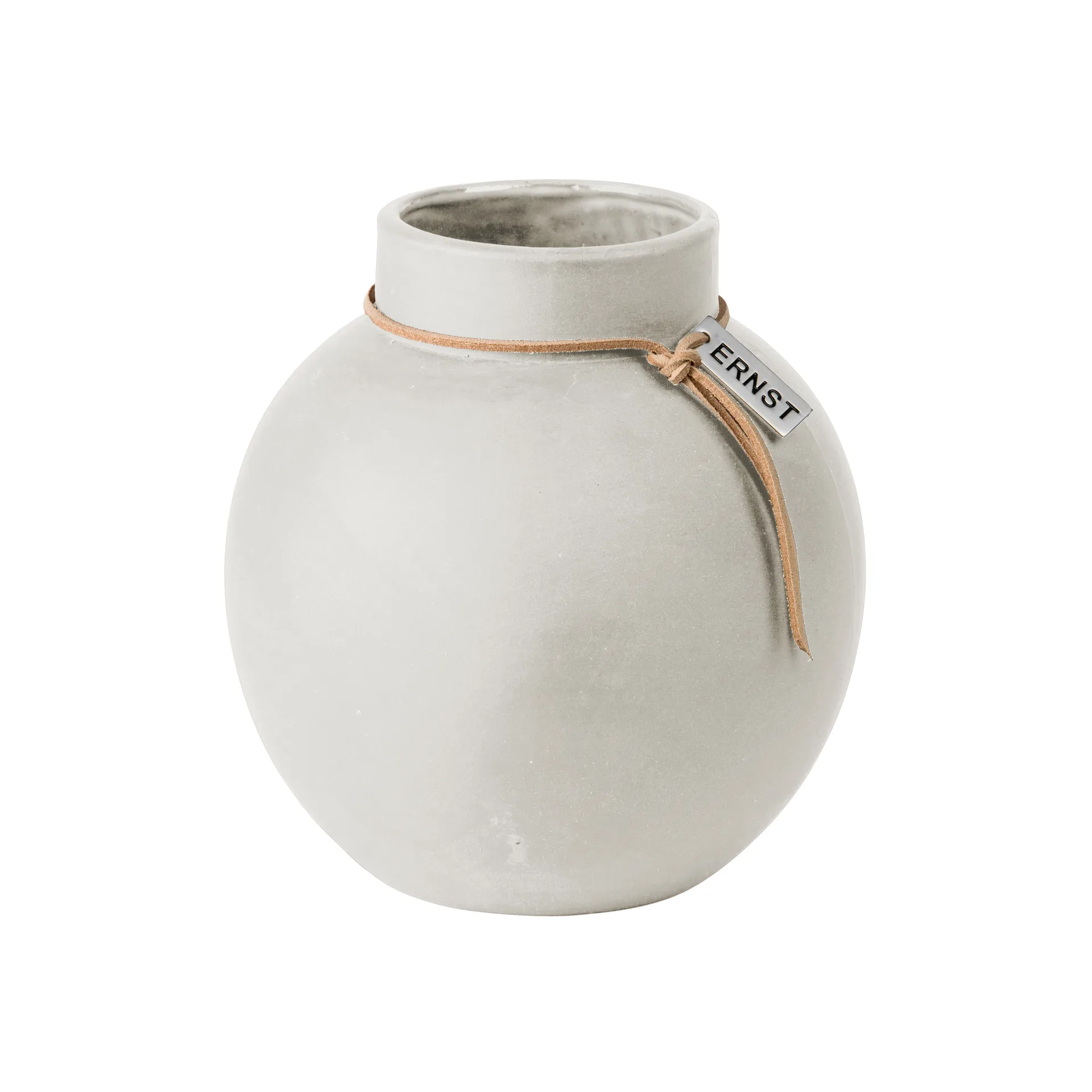 ERNST Vase en grès Ernst blanc — vue 3