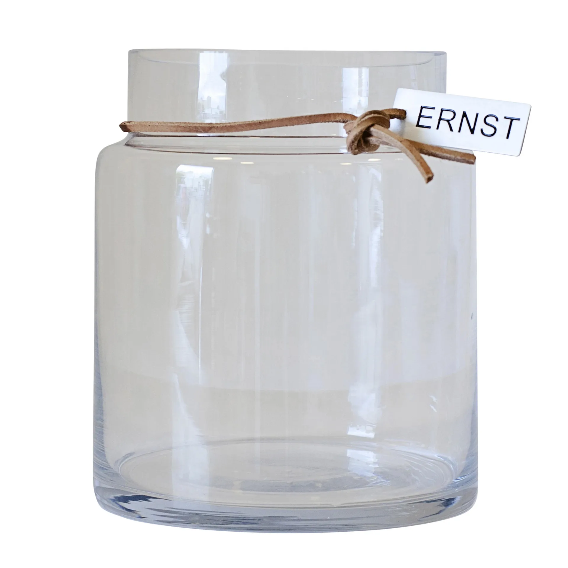 ERNST Vase en verre Ernst Hauteur 22,5 cm Ø 12,5 cm transparent