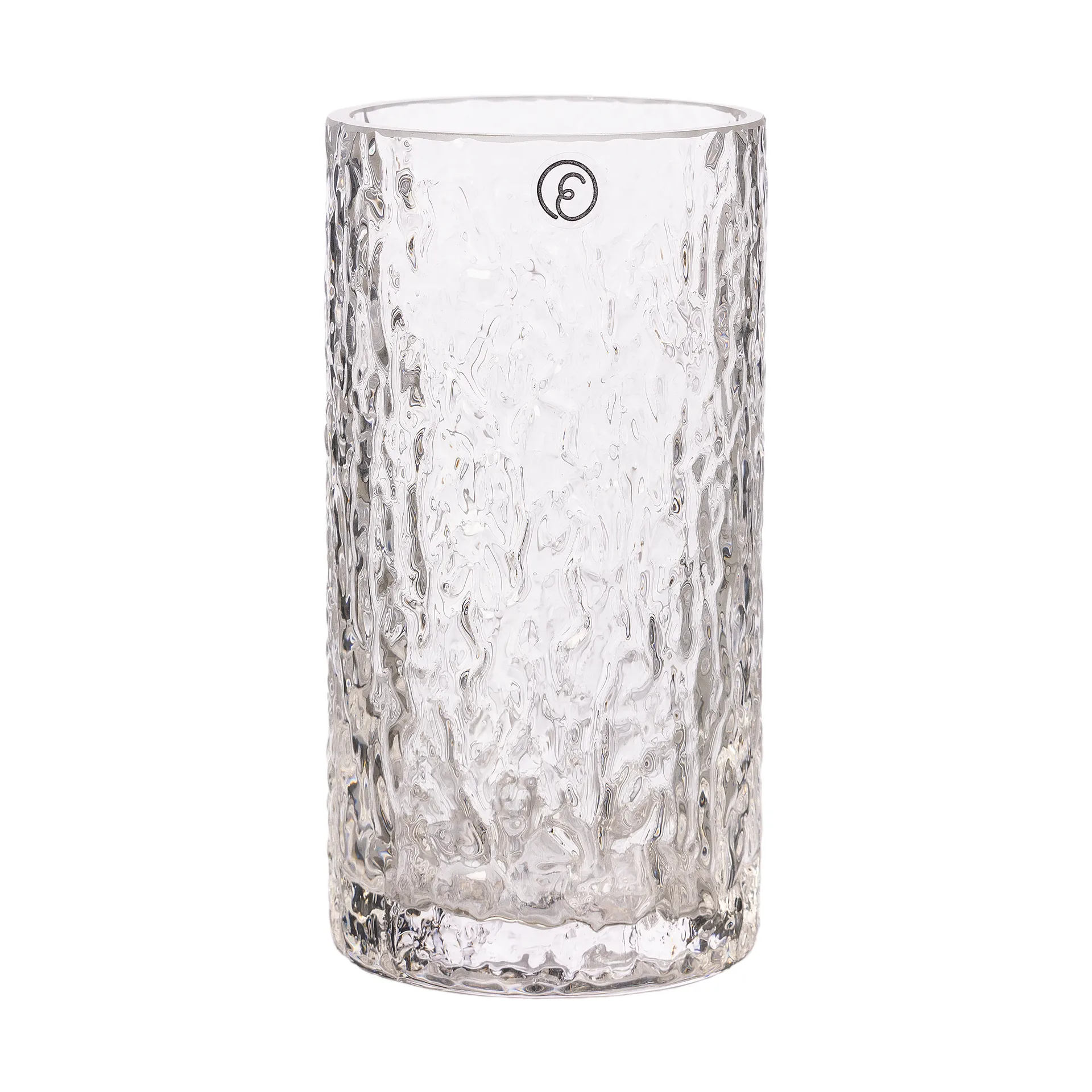 ERNST Vase/photophore à motif Ernst Clair, Ø5,3x11,3 cm