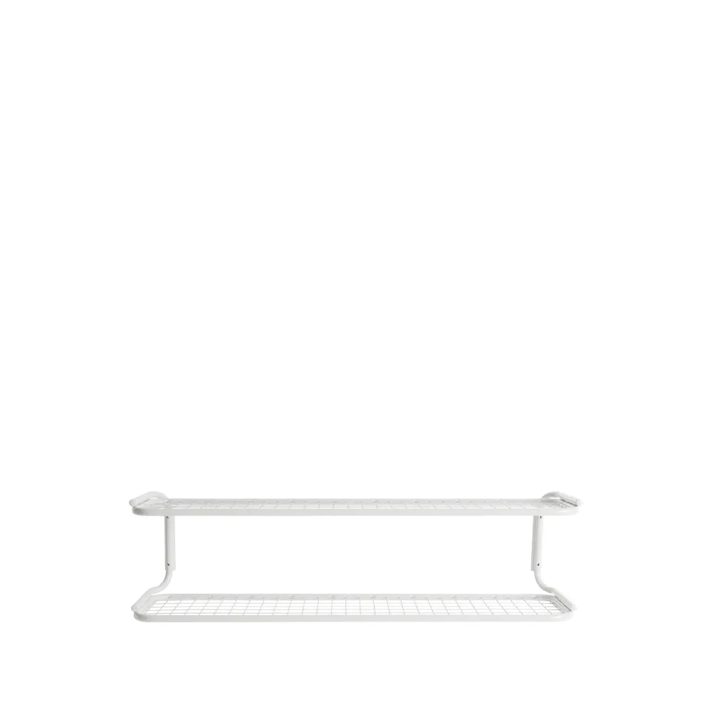 Essem Design Classic 650 schoenenrek wit/wit, 2 niveaus, 100 cm