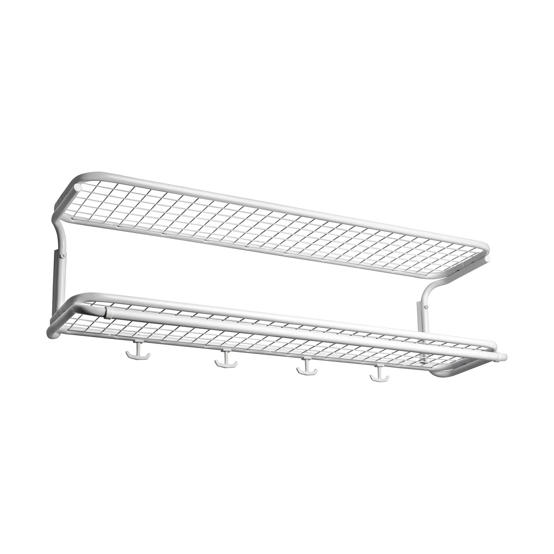 Essem Design Étagère à chapeaux Classic 650 blanc/blanc, 2 niveaux,