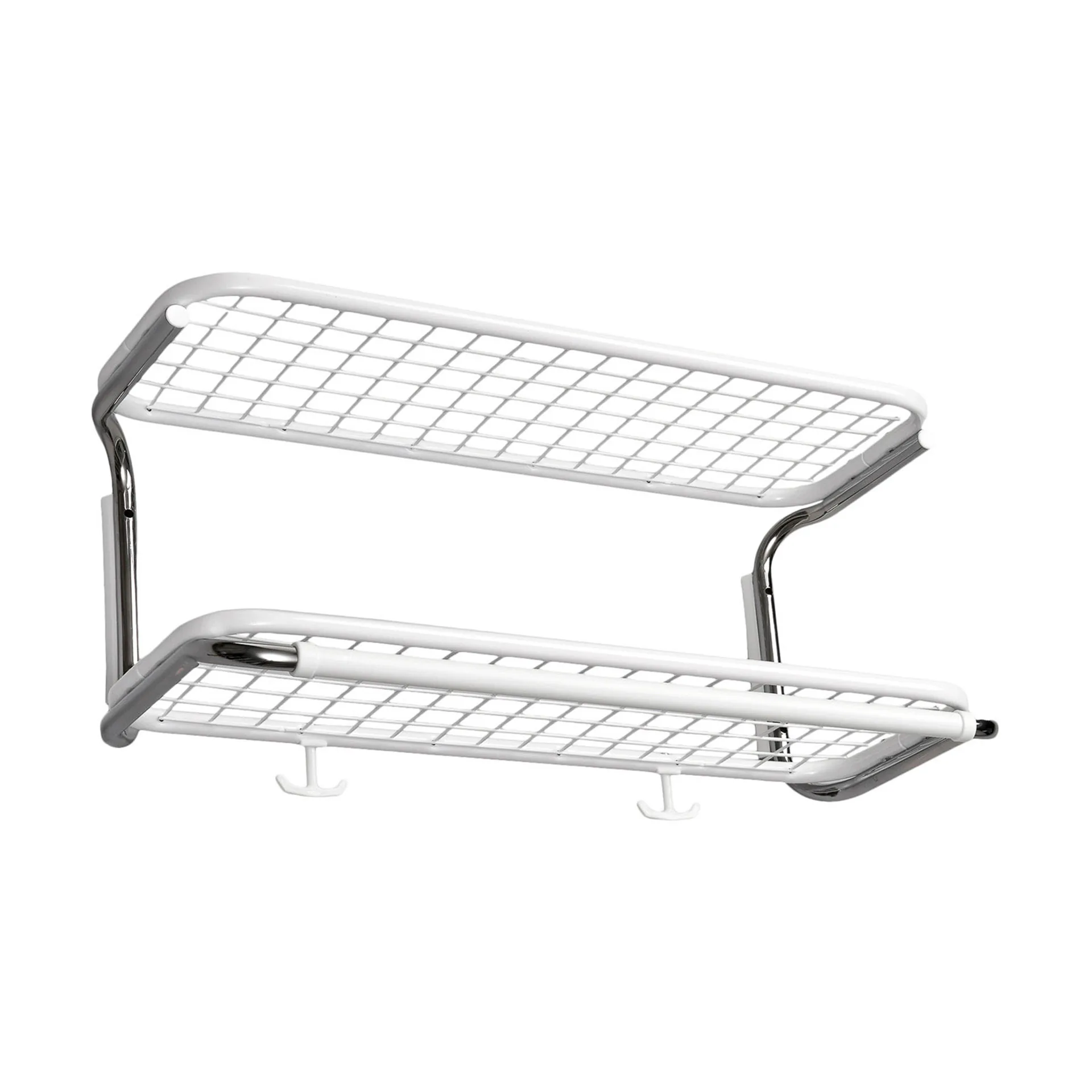 Essem Design Étagère à chapeaux Classic 650 blanc/chrome, 2 niveaux, — vue 6