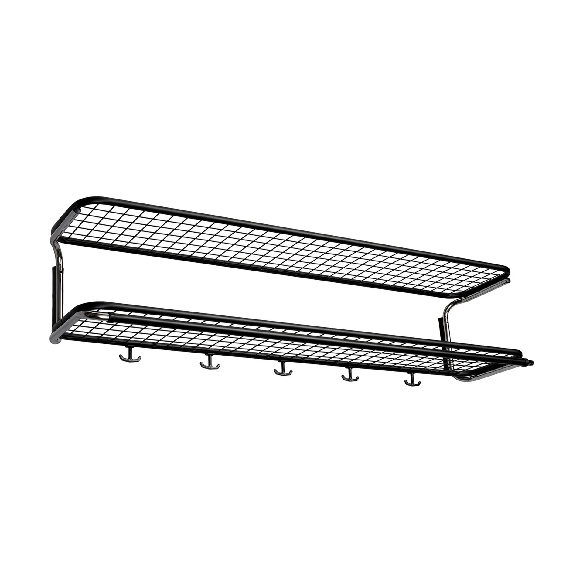 Essem Design Étagère à chapeaux Classic 650 noir/chrome, 2 niveaux,