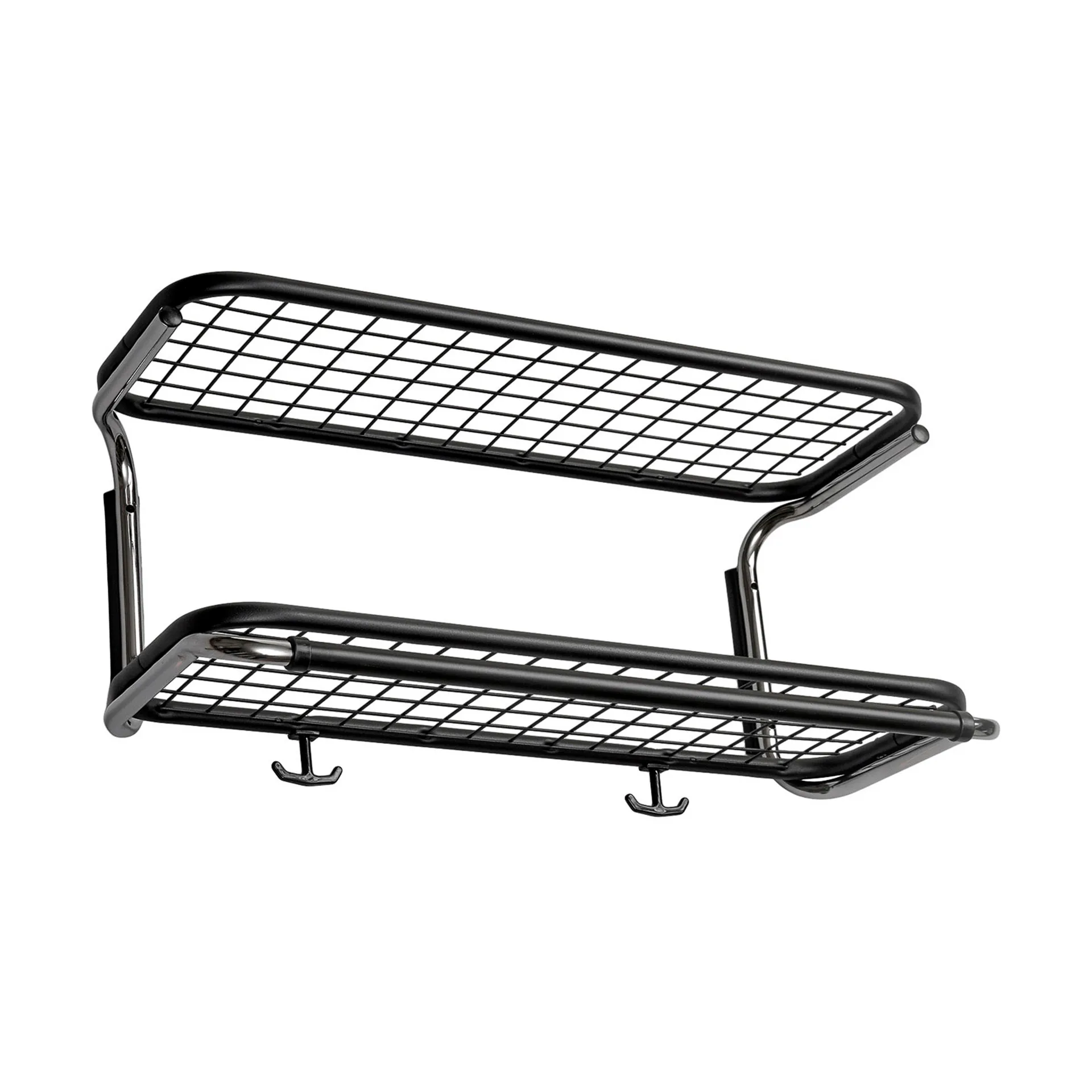 Essem Design Étagère à chapeaux Classic 650 noir/chrome, 2 niveaux, — vue 6