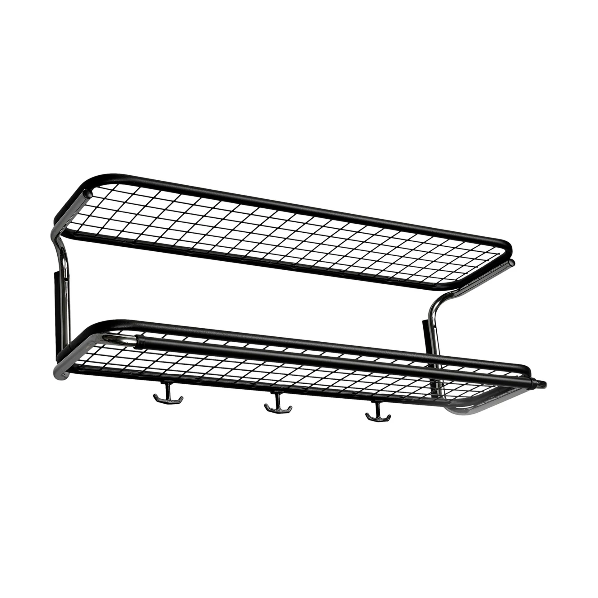 Essem Design Étagère à chapeaux Classic 650 noir/chrome, 2 niveaux, — vue 7