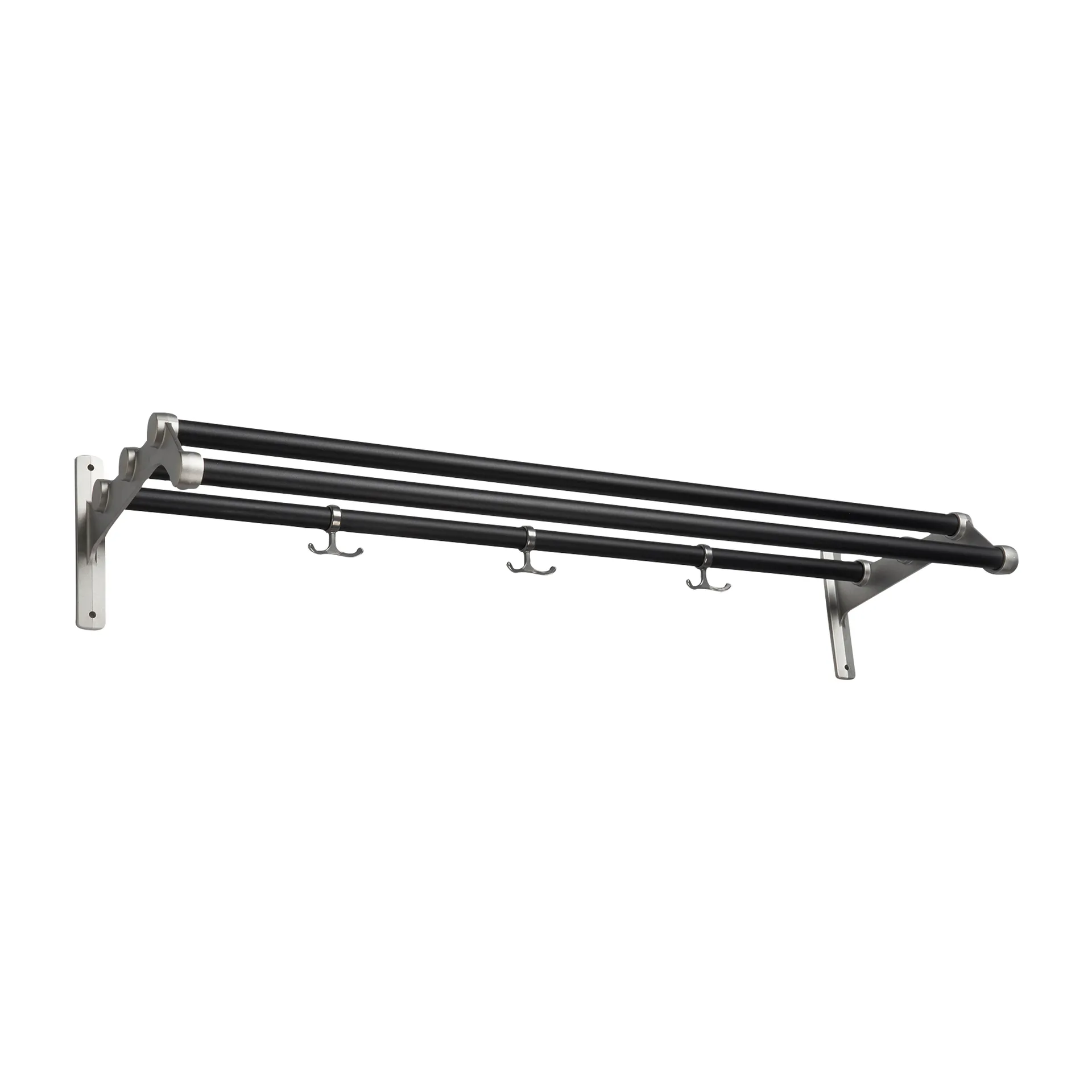 Essem Design Etagère à chapeaux Nostalgi 291 Noir-aluminium