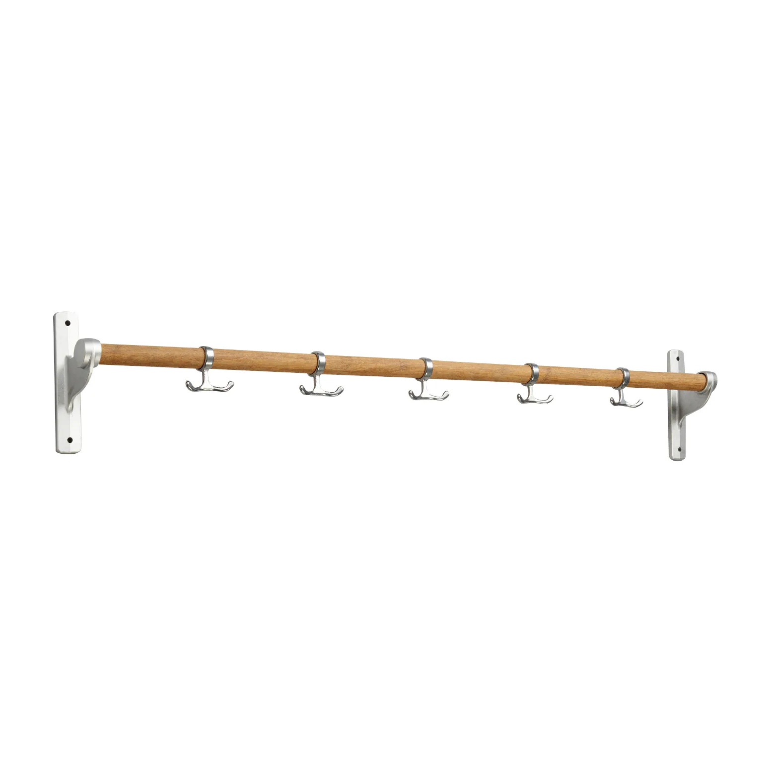 Essem Design Nostalgi knagerække 100 cm Bambus-Aluminium