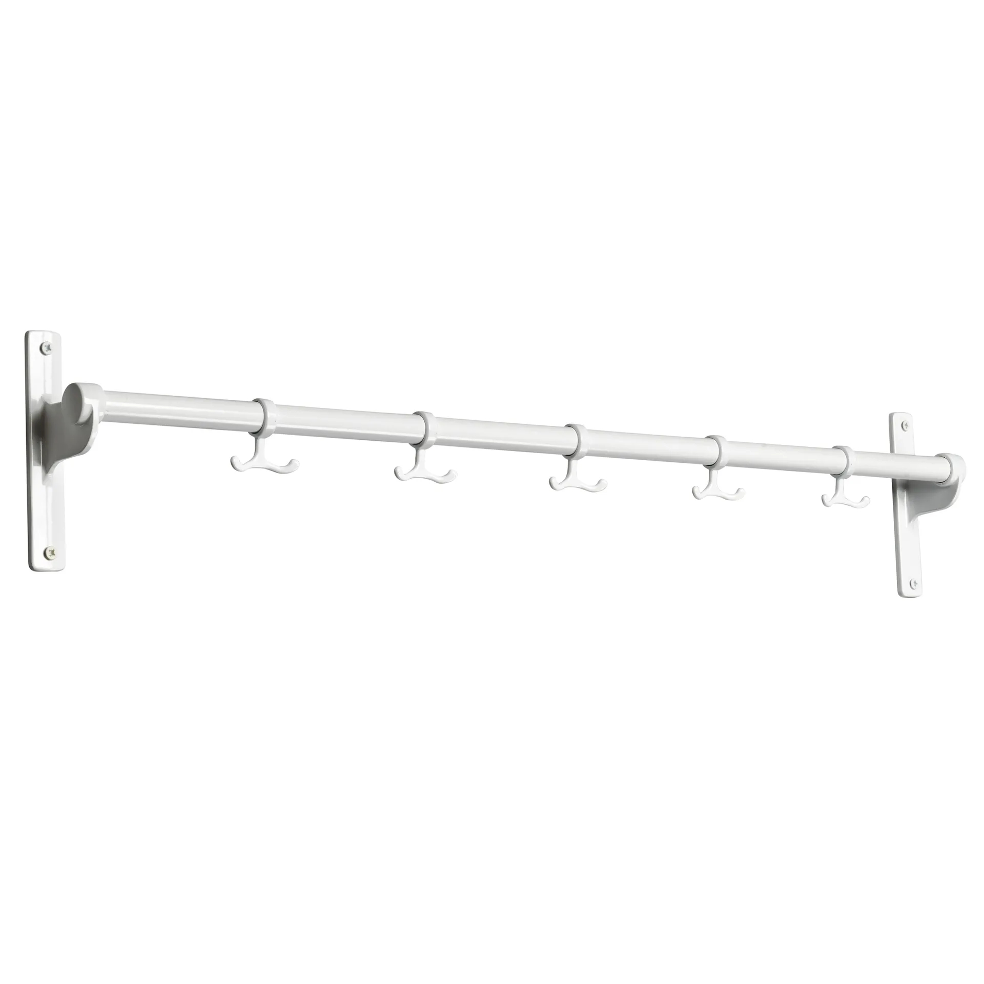 Essem Design Nostalgi knagerække 100 cm hvid/hvid