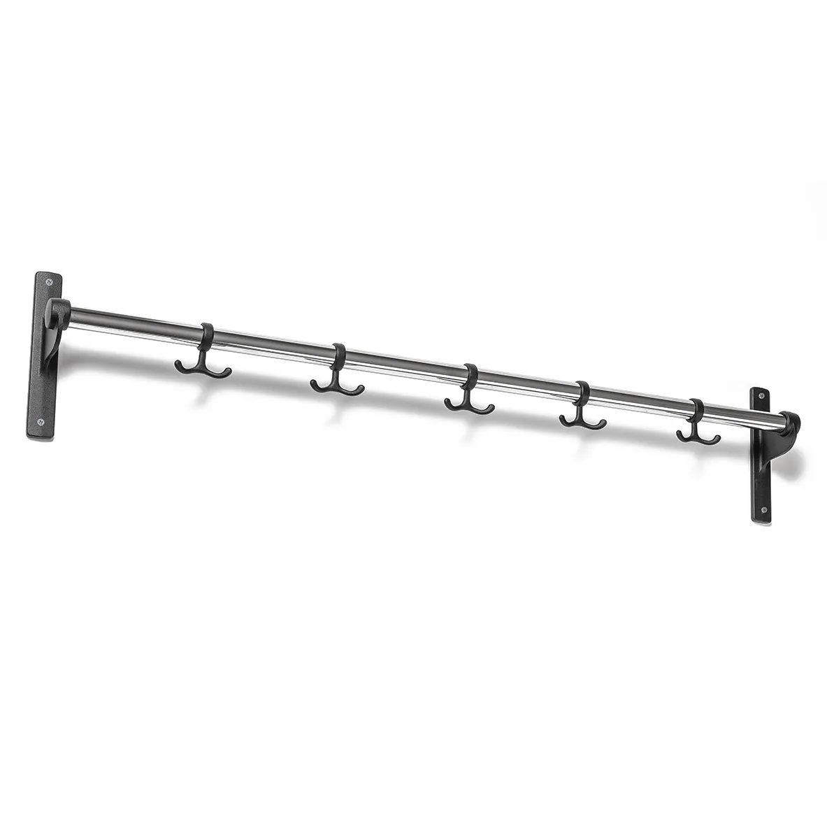 Essem Design Nostalgi knagerække 100 cm krom/sort