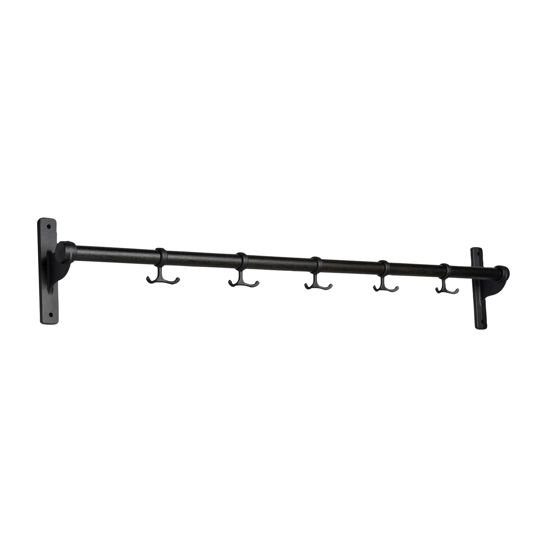 Essem Design Nostalgi knagerække 100 cm Sortbejdset eg/Sort