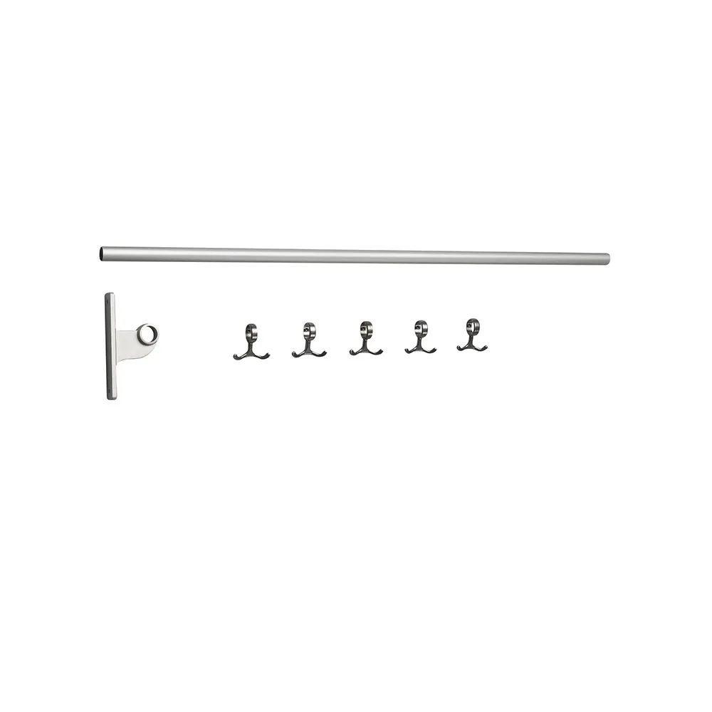 Essem Design Patère Nostalgi à monter aluminium, structure en aluminium