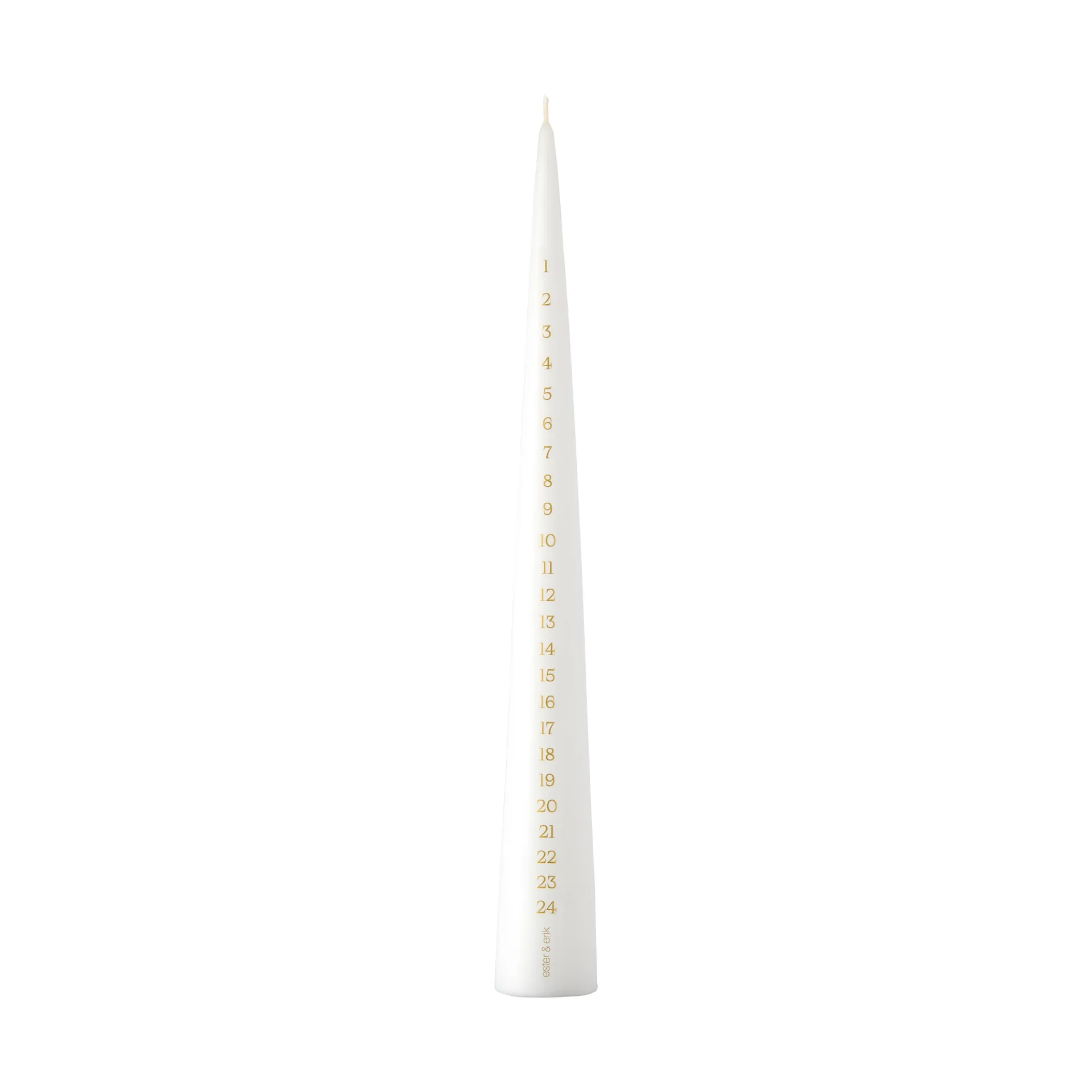 ester & erik Bougie calendrier ester & erik 31 pure white