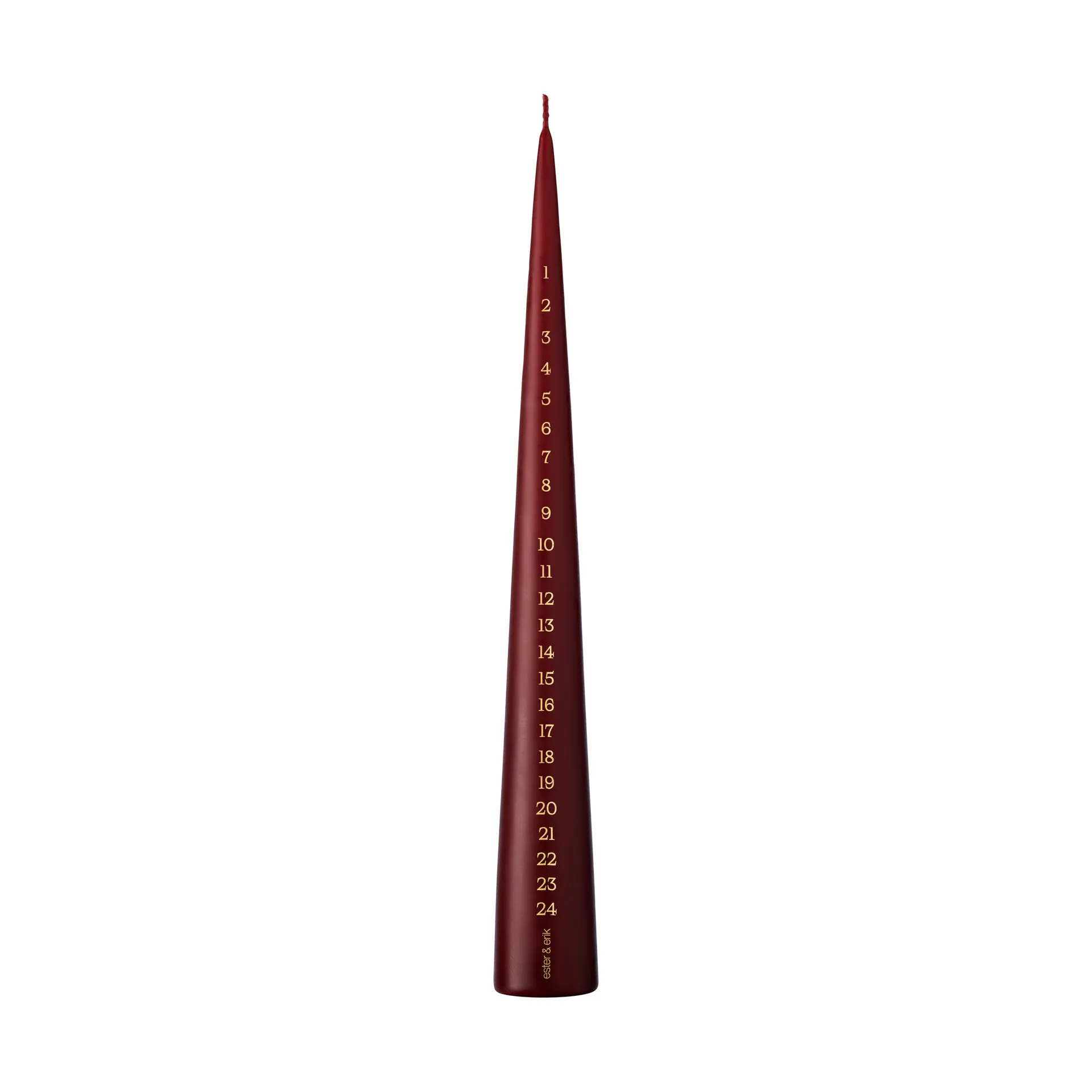 ester & erik Bougie calendrier ester & erik 44/2 deep wine