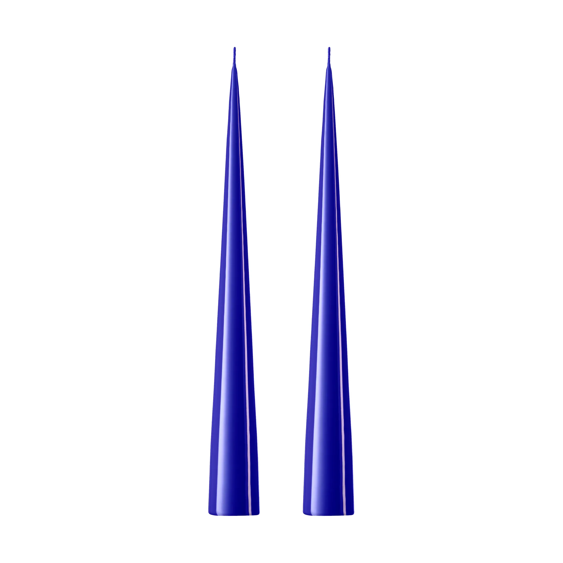 ester & erik Bougie cônique ester & erik Lot de 2 lacquées Cornflower 48