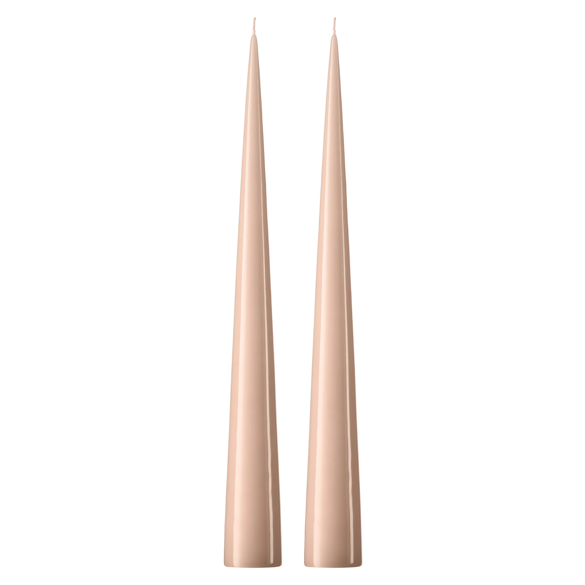 ester & erik Bougie cônique ester & erik Lot de 2 lacquées Ice latte 11-0