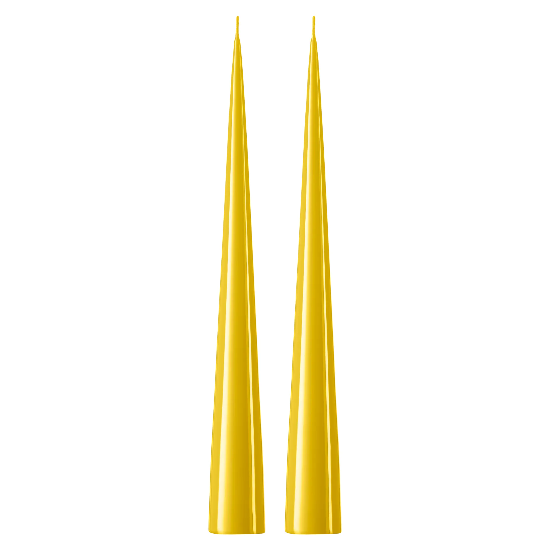 ester & erik Bougie cônique ester & erik Lot de 2 lacquées Lemon drop 15-0