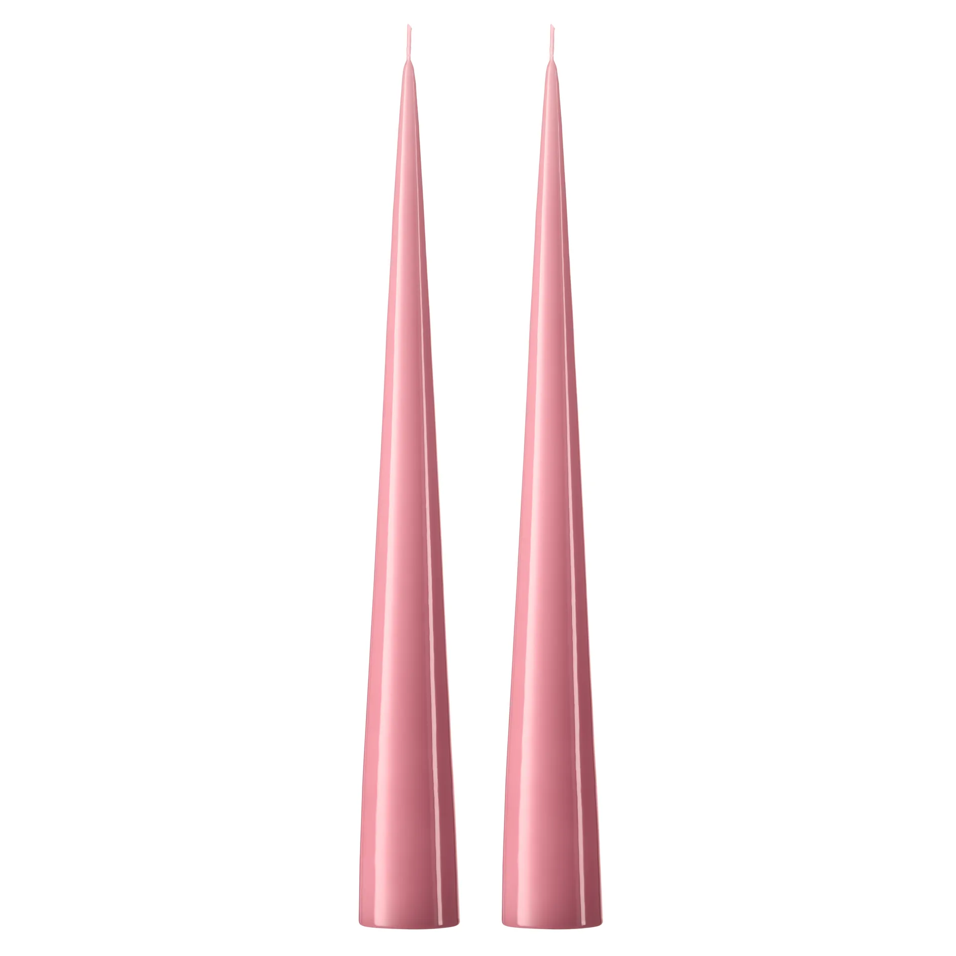 ester & erik Bougie cônique ester & erik Lot de 2 lacquées Old rose 39-0