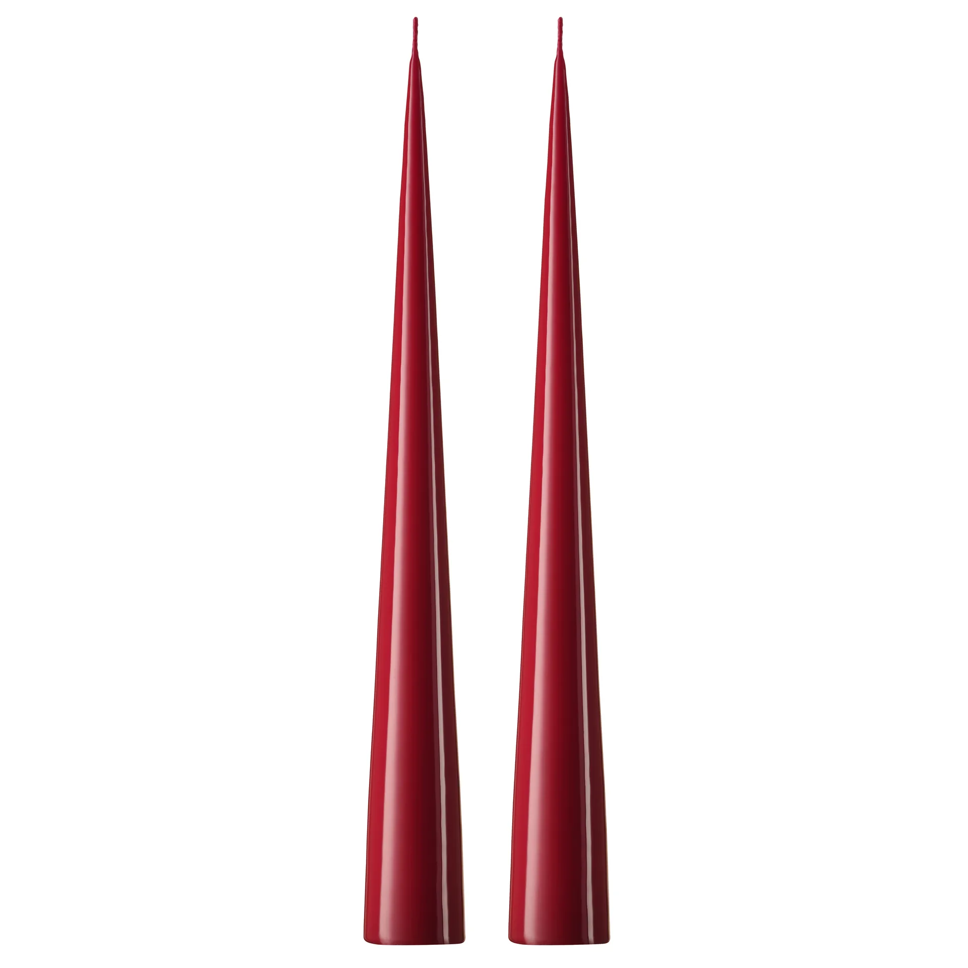 ester & erik Bougie cônique ester & erik Lot de 2 lacquées Wine 44-0