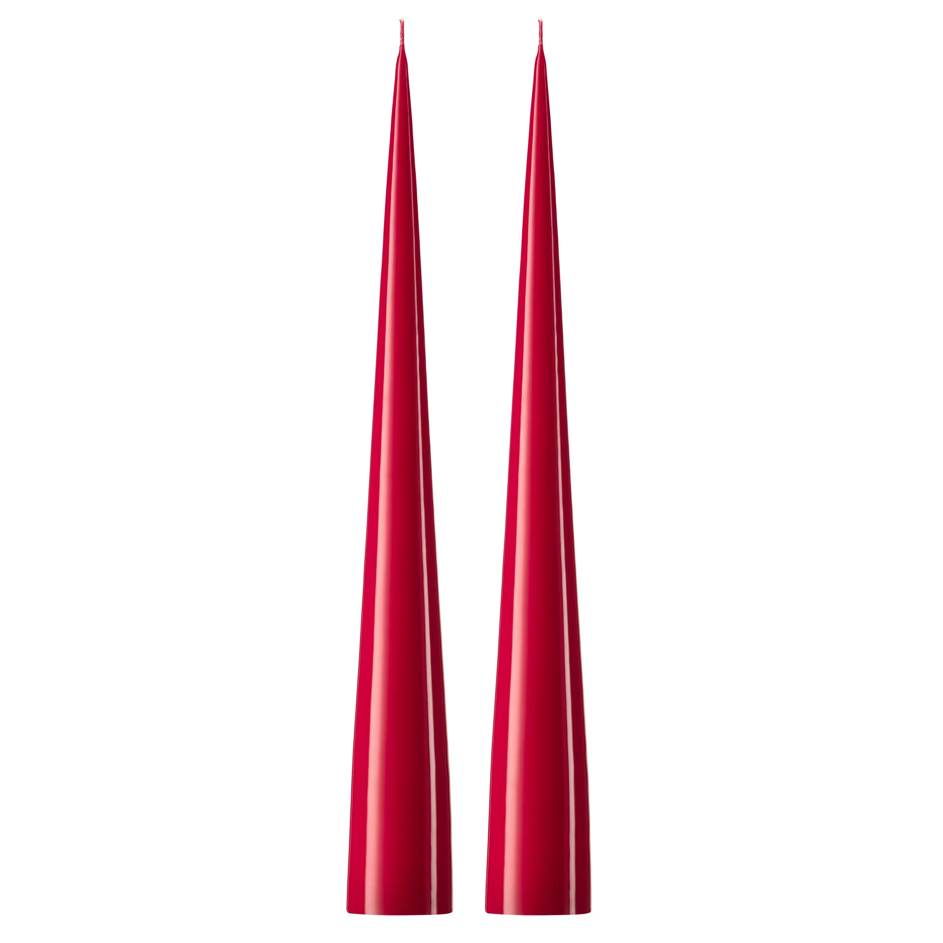 ester & erik Bougie cônique ester & erik Lot de 2 lacquées Winter berry 36-0