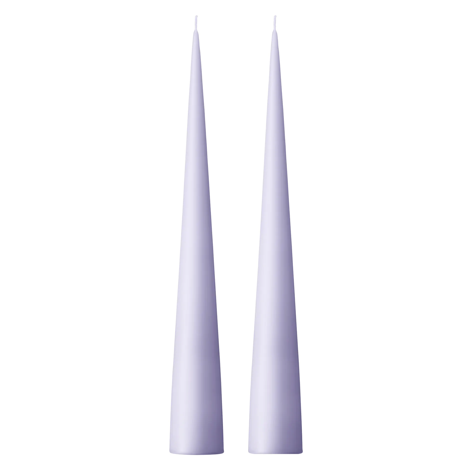 ester & erik Bougie cônique ester & erik Lot de 2 mat Airy violet 12