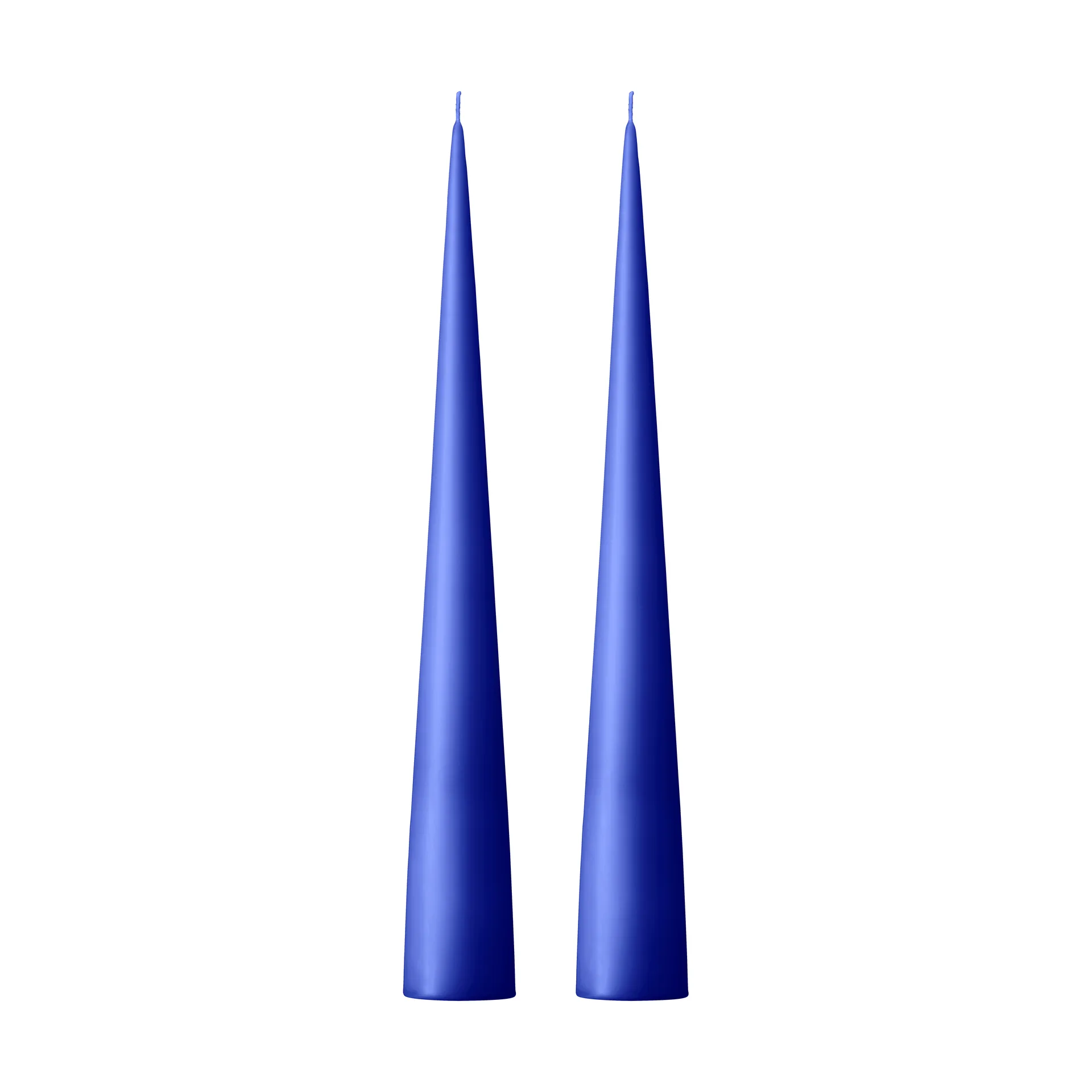 ester & erik Bougie cônique ester & erik Lot de 2 mat Cornflower 48