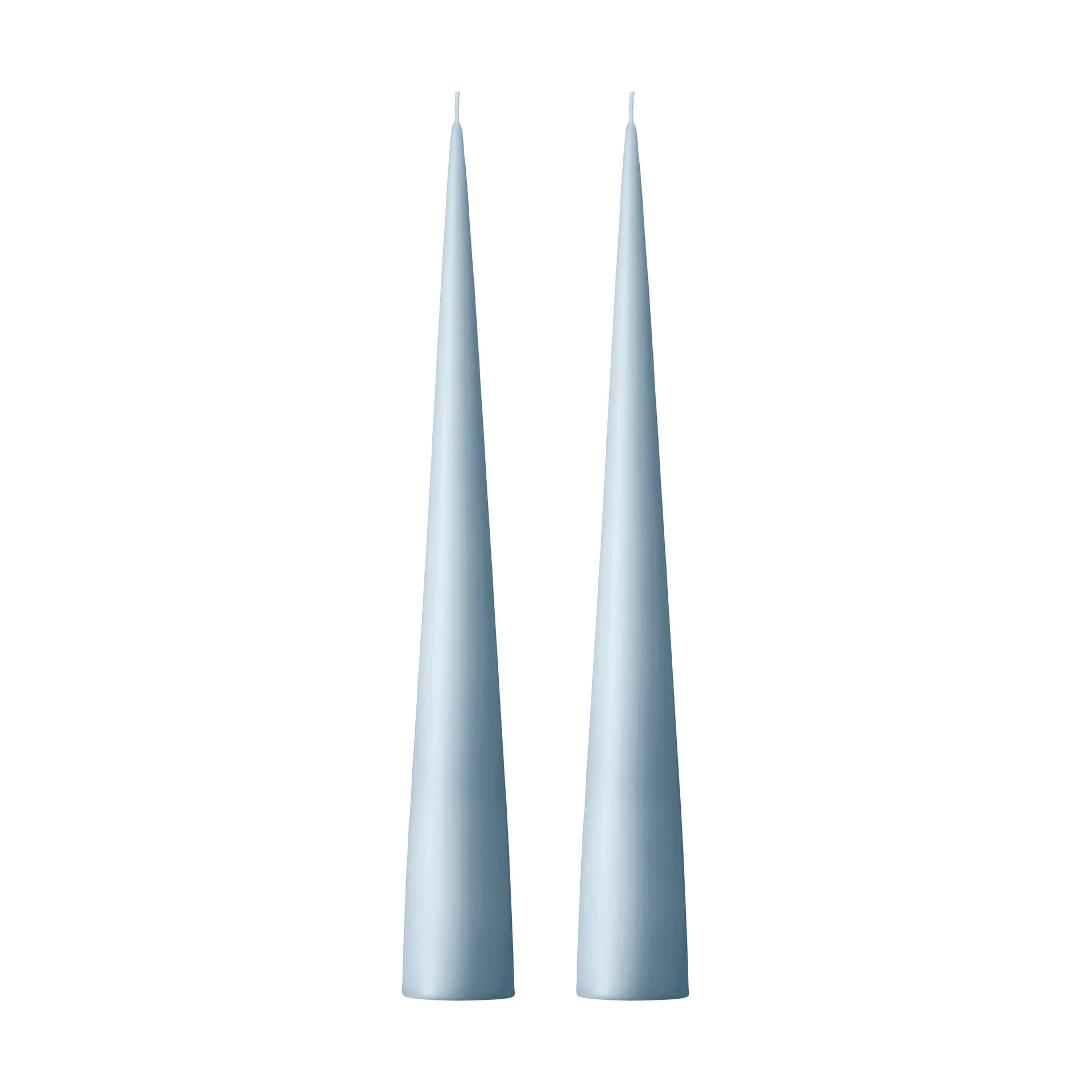 ester & erik Bougie cônique ester & erik Lot de 2 mat Dusty blue 83