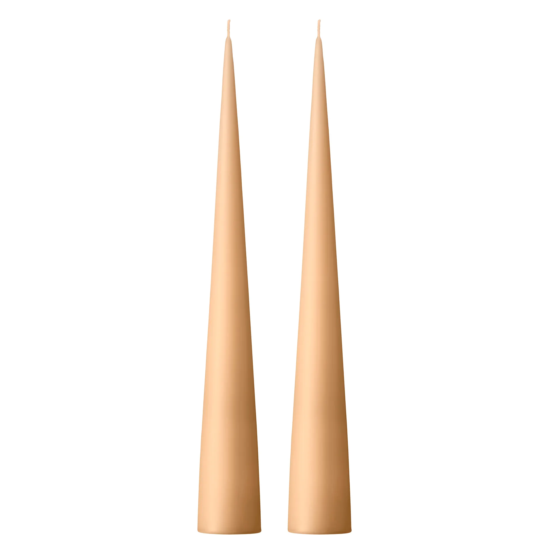 ester & erik Bougie cônique ester & erik Lot de 2 mat Melon sorbet 19