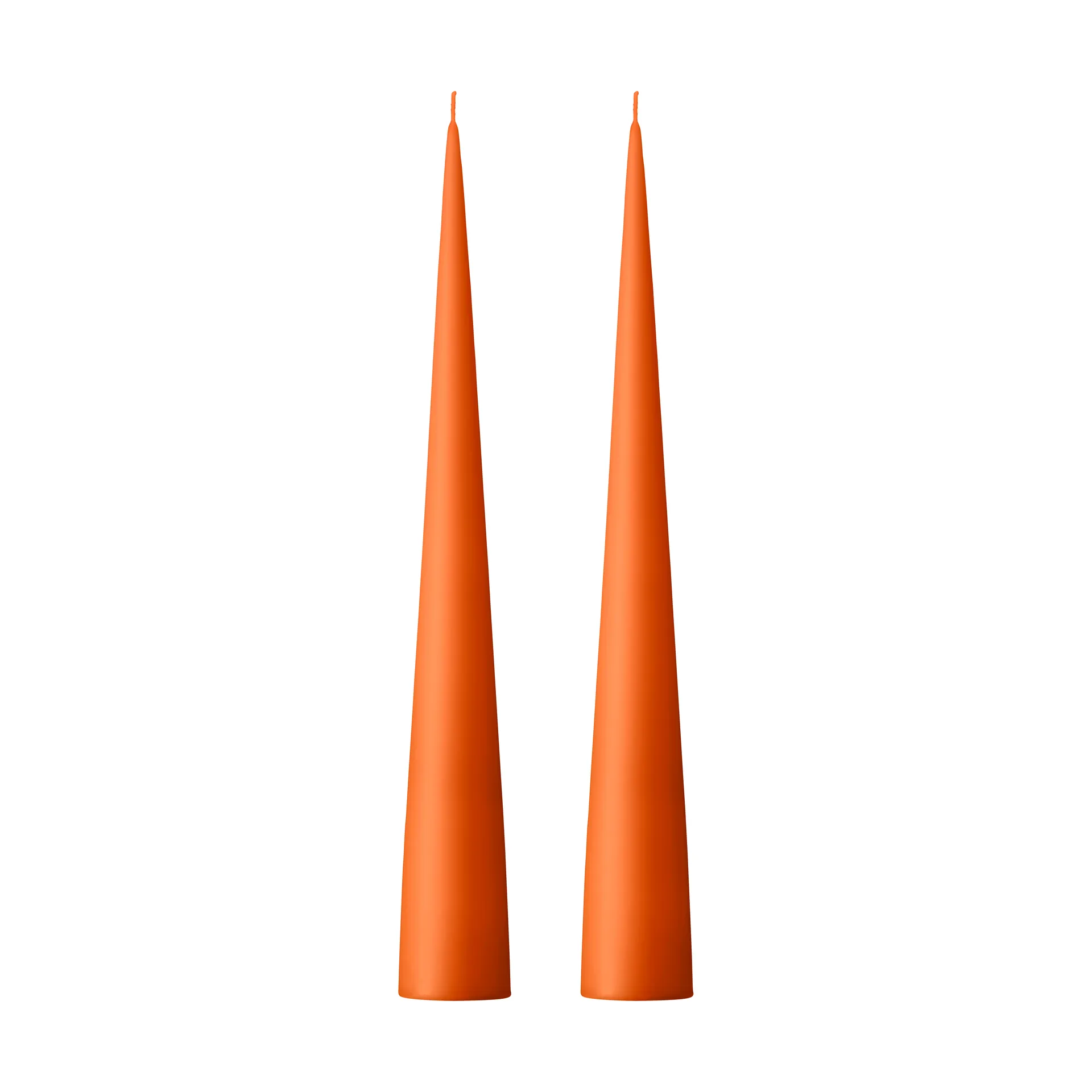 ester & erik Bougie cônique ester & erik Lot de 2 mat Mild orange 16