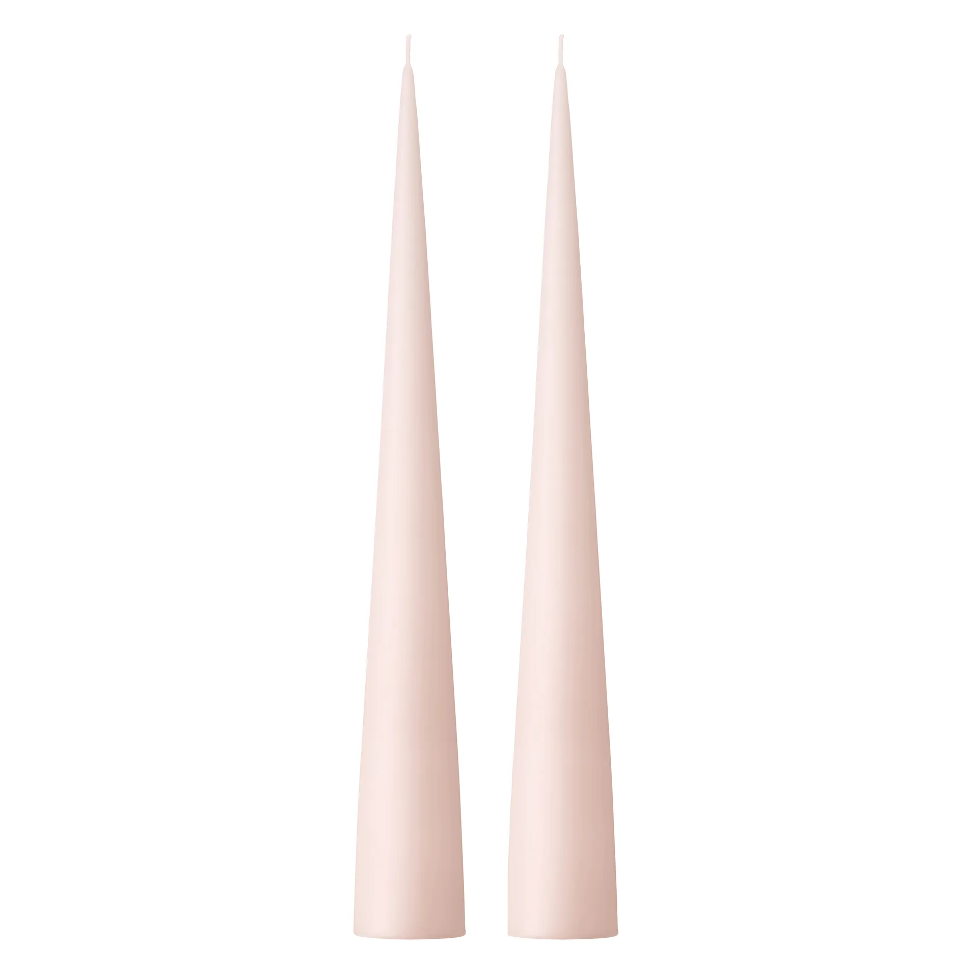 ester & erik Bougie cônique ester & erik Lot de 2 mat Rosewater 51