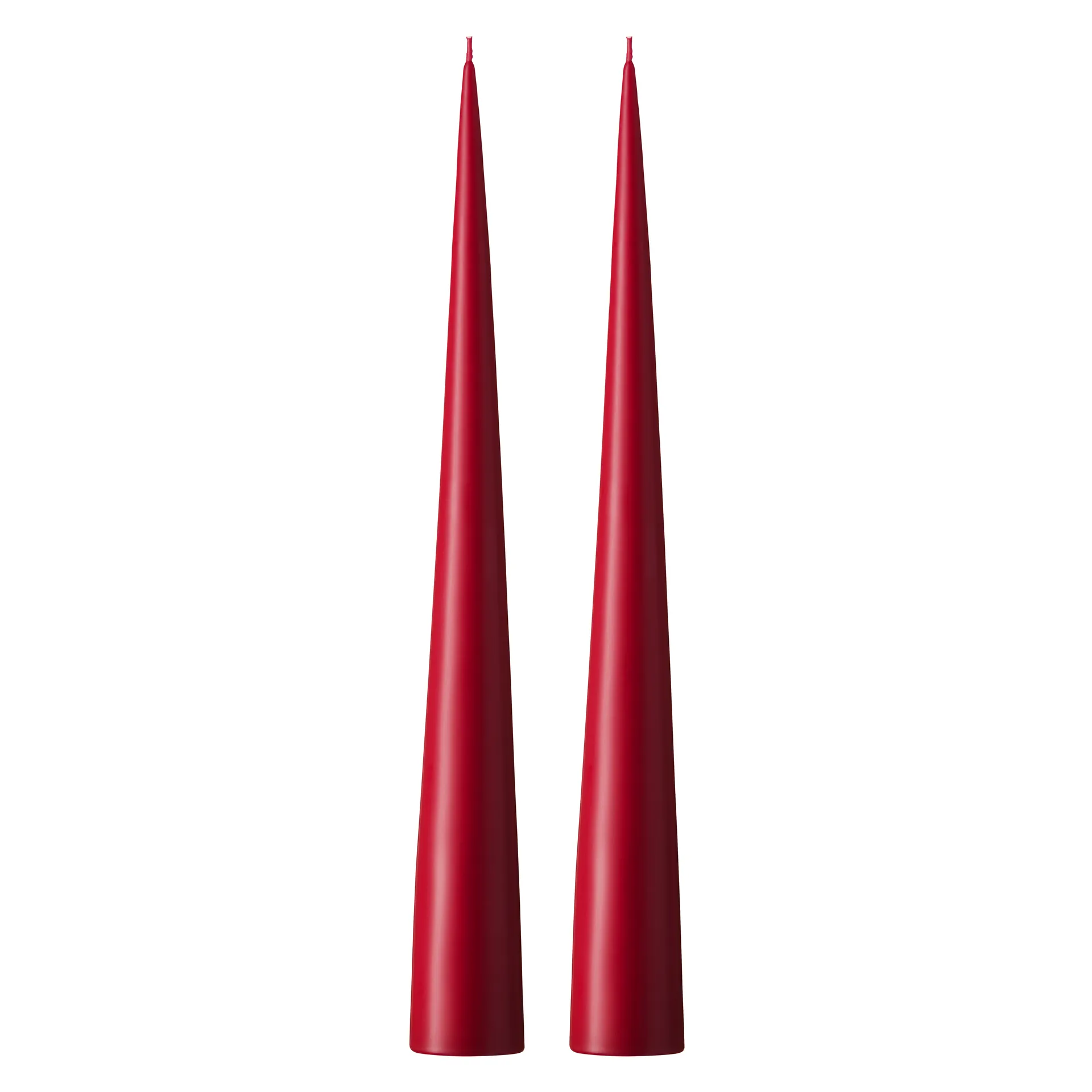ester & erik Bougie cônique ester & erik Lot de 2 mat Wine 44