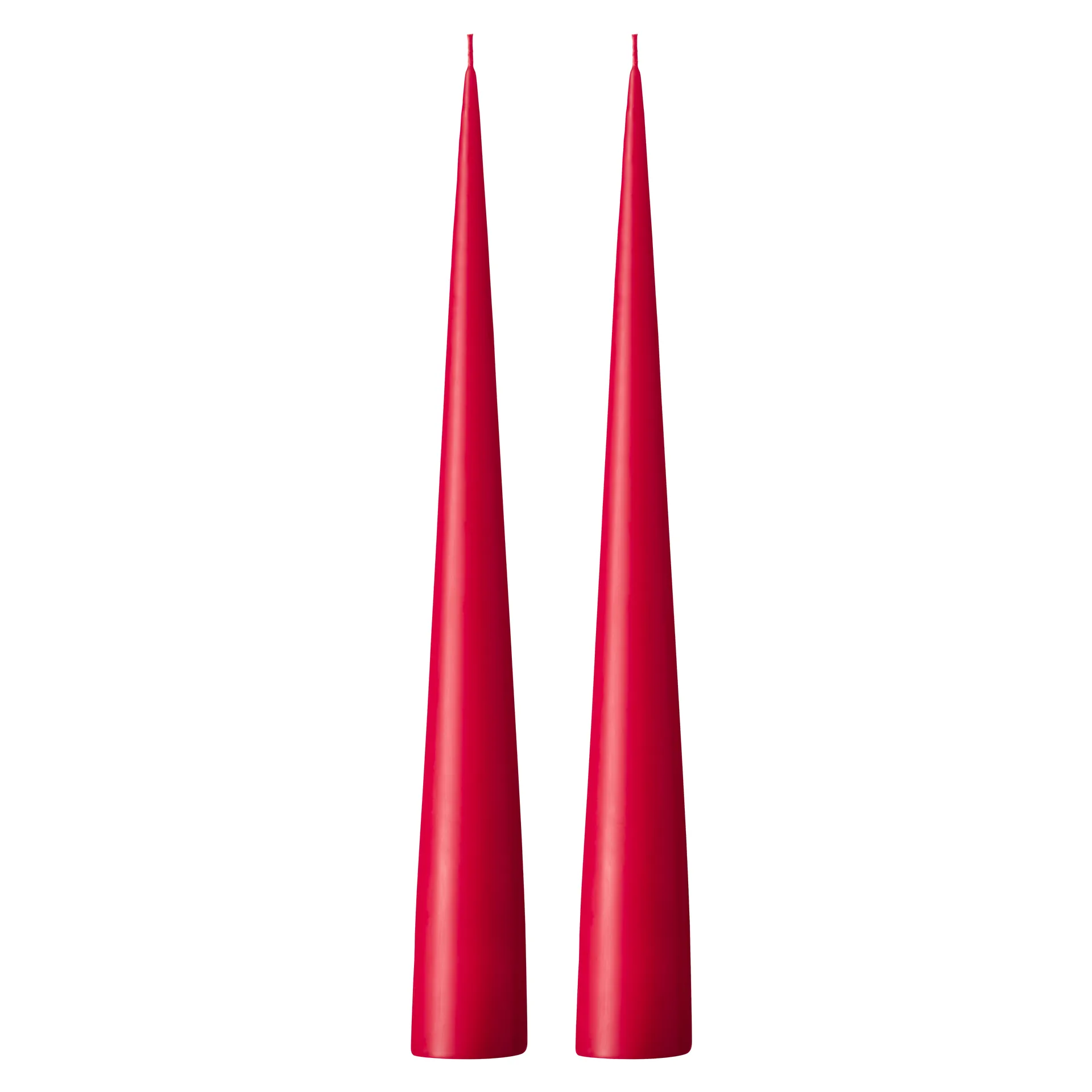 ester & erik Bougie cônique ester & erik Lot de 2 mat Winter berry 36