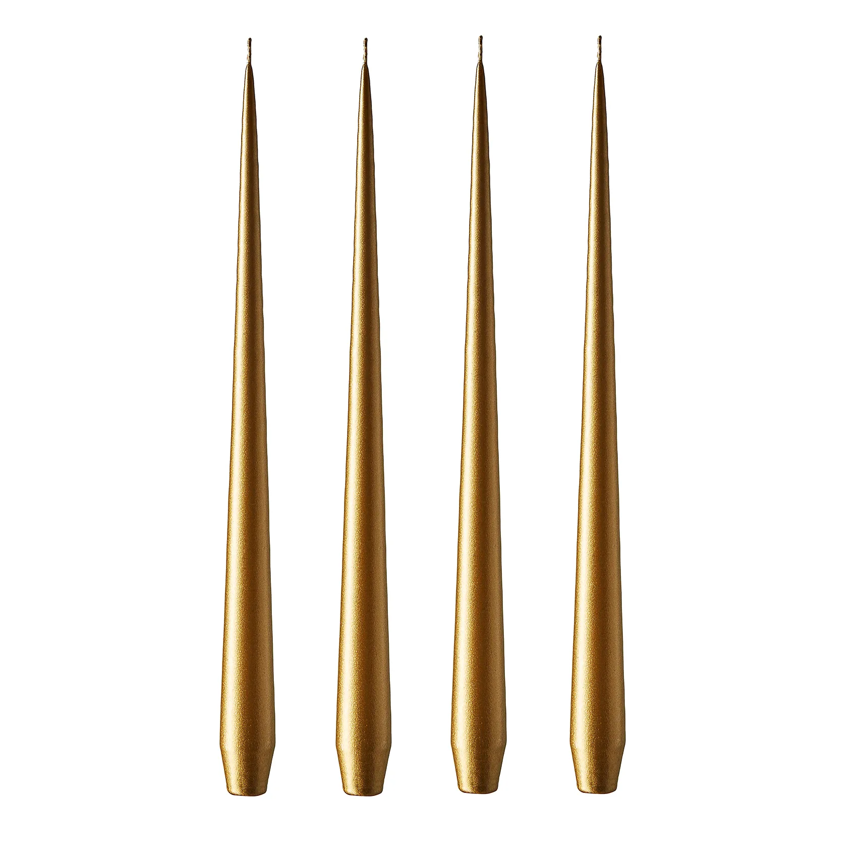 ester & erik Bougie ester & erik Lot de 4 métallique Gold