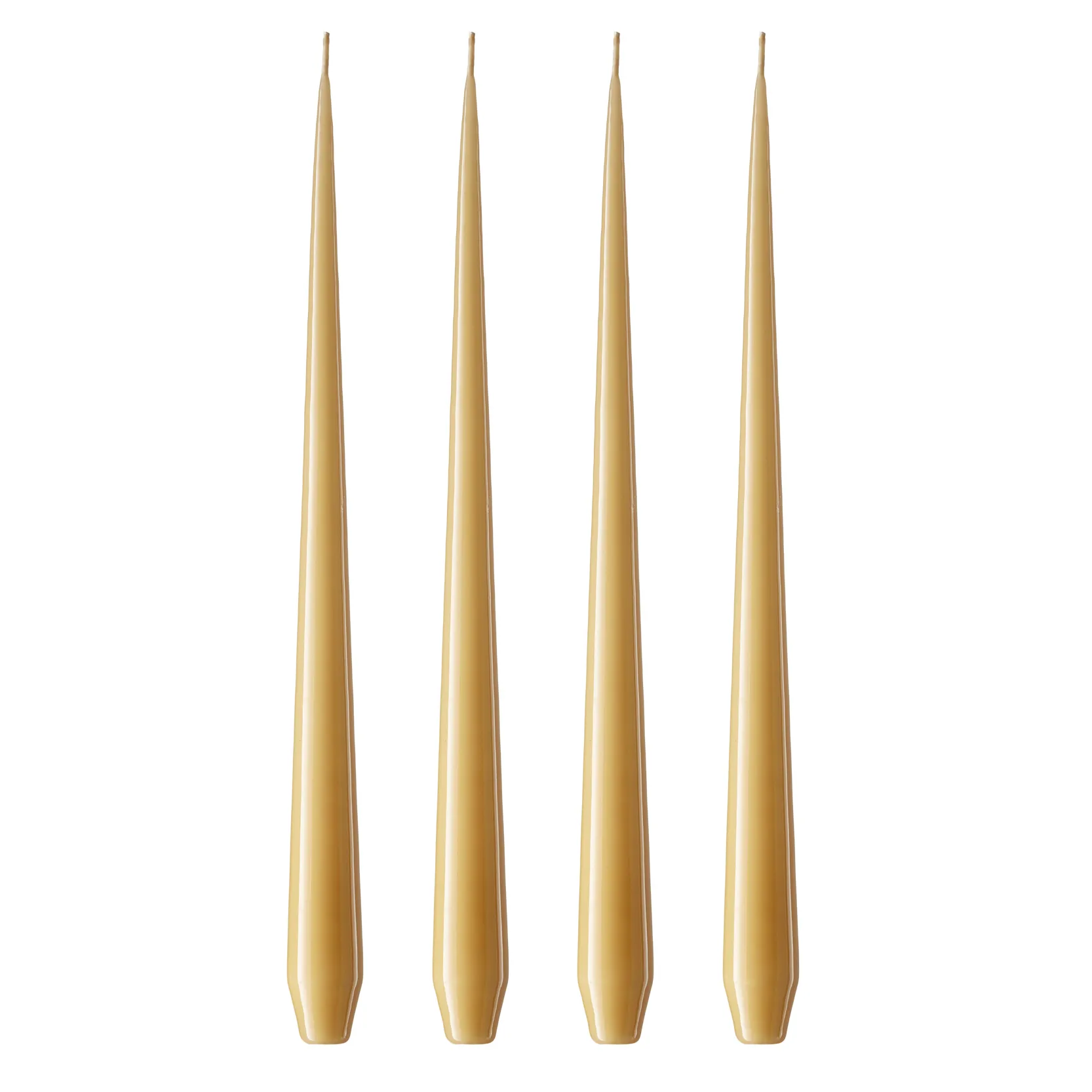 ester & erik Bougie ester & erik Lot de 4 laquée beige 14/2-0,