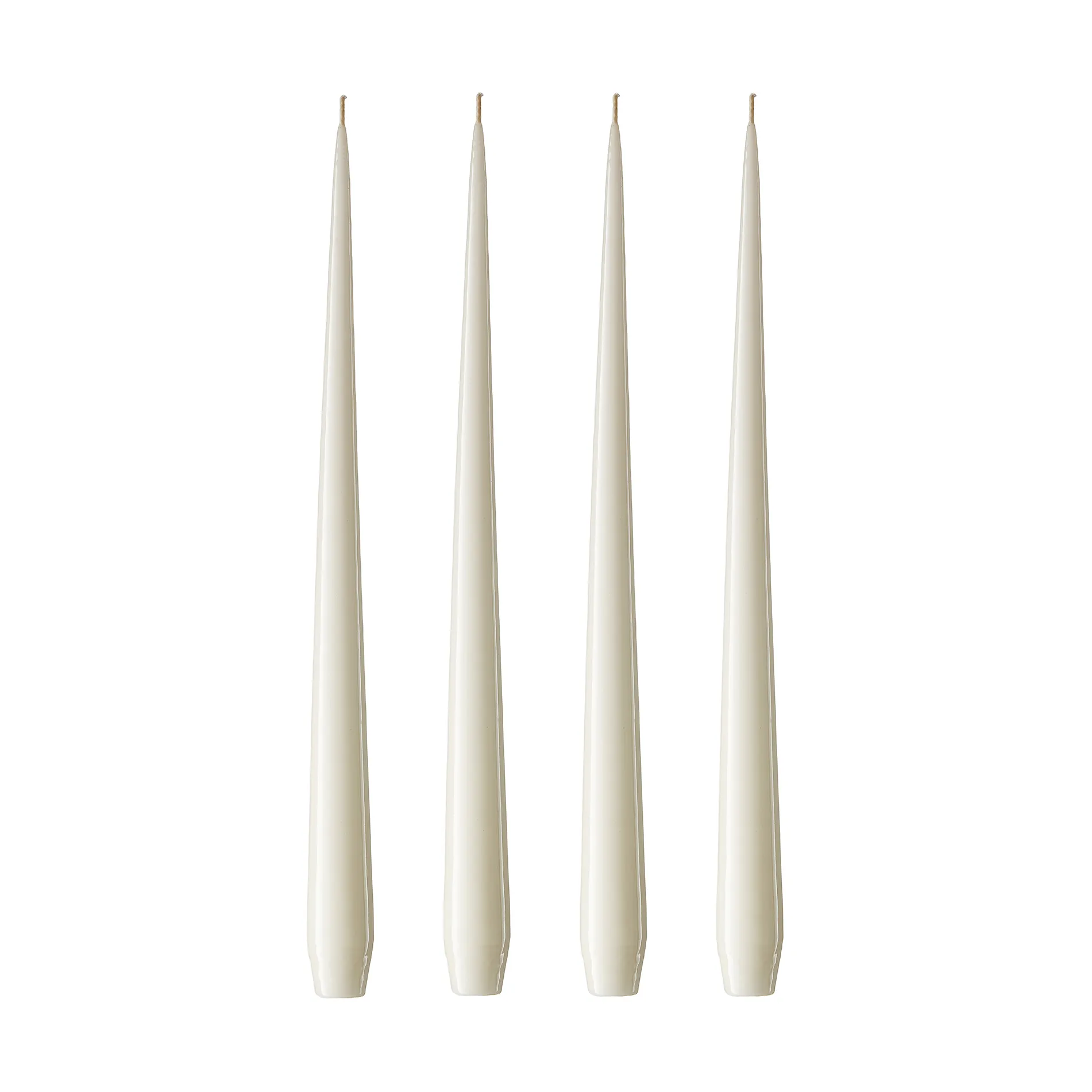 ester & erik Bougie ester & erik Lot de 4 laquée ivory,