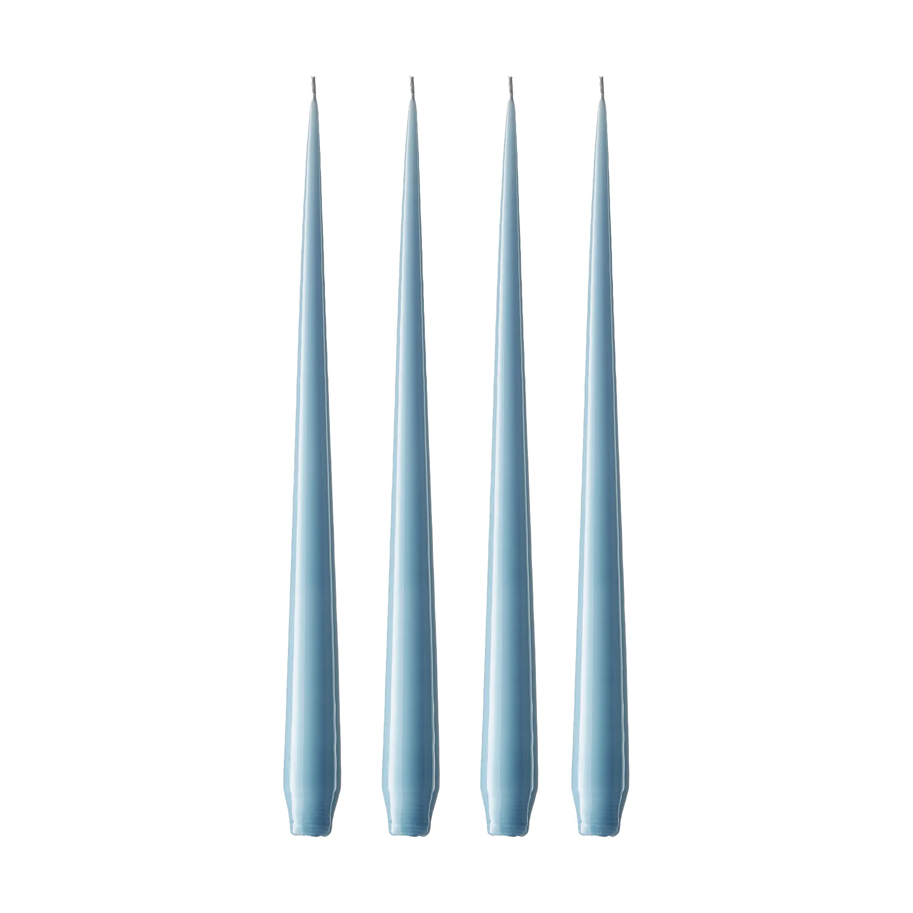 ester & erik Bougie ester & erik Lot de 4 laquée Moon blue 37,