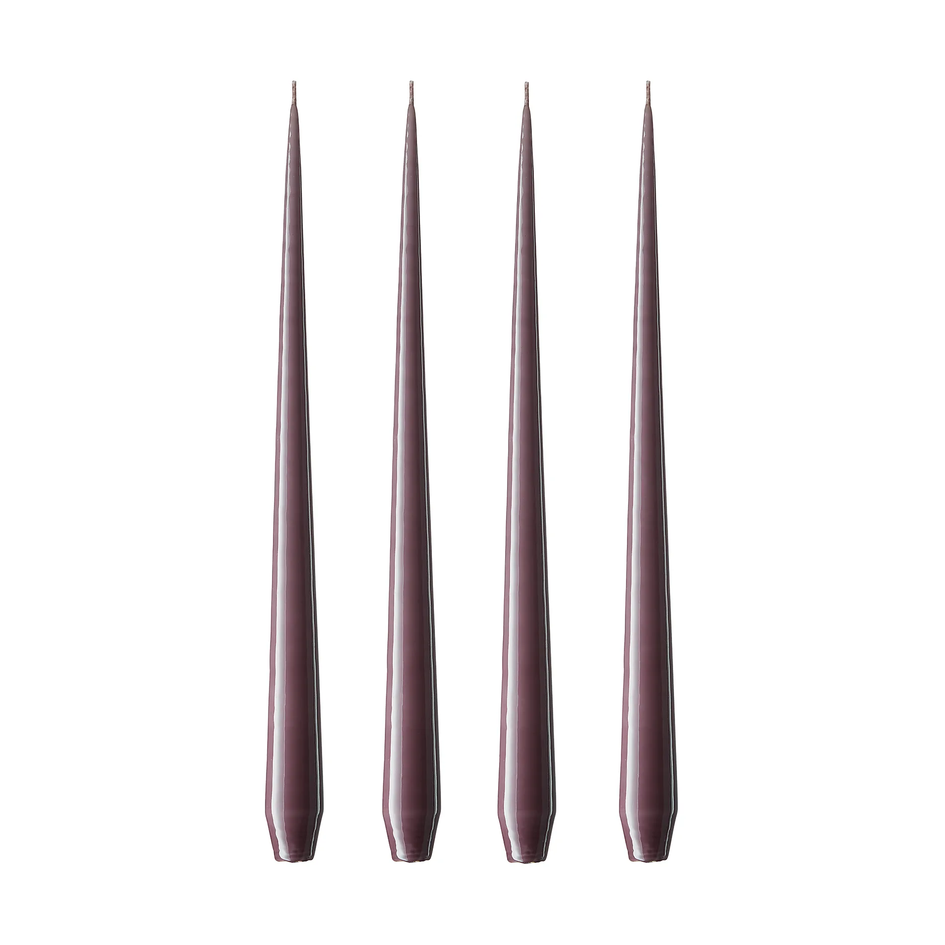 ester & erik Bougie ester & erik Lot de 4 laquée muted mauve, — vue 3