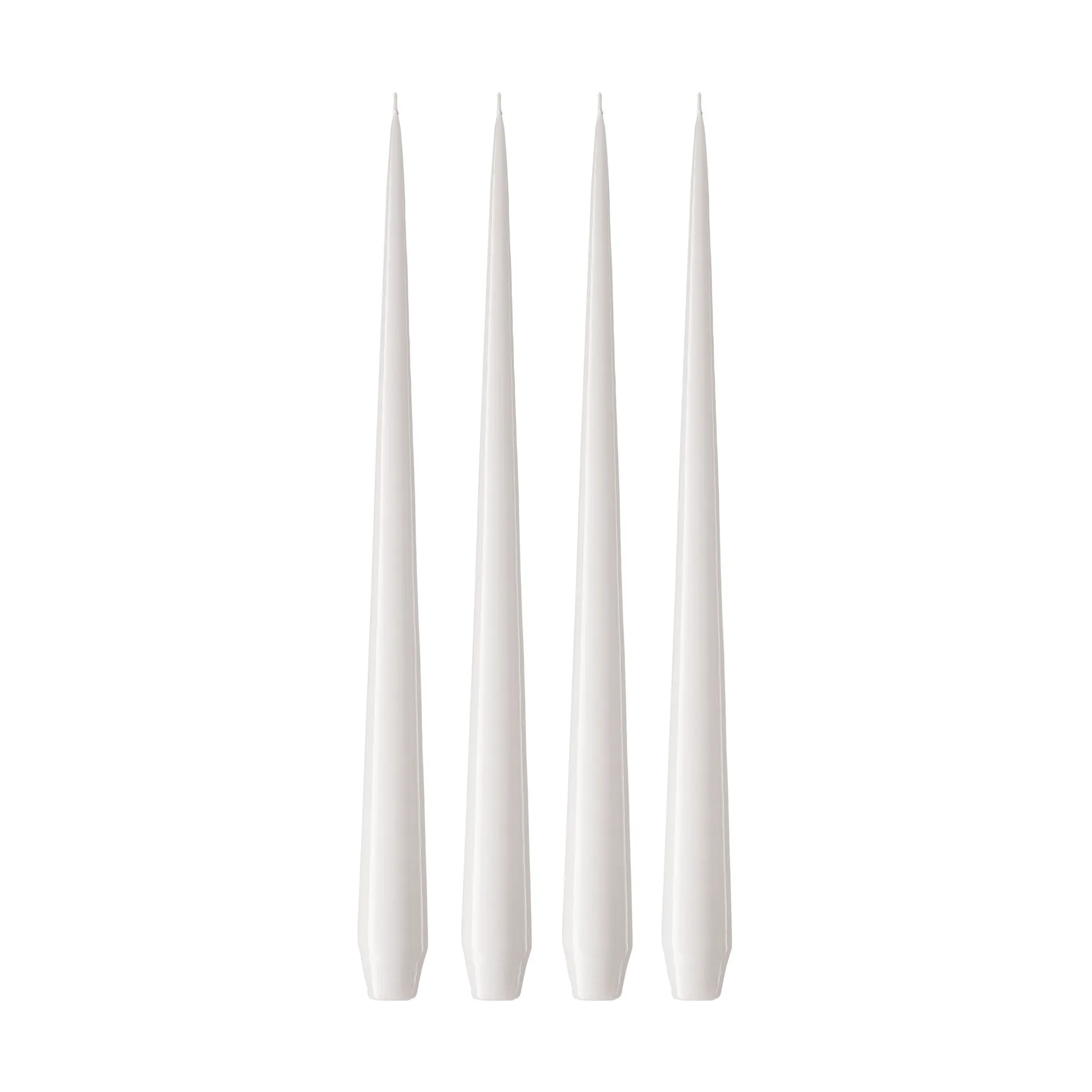 ester & erik Bougie ester & erik Lot de 4 laquée White ash 21,