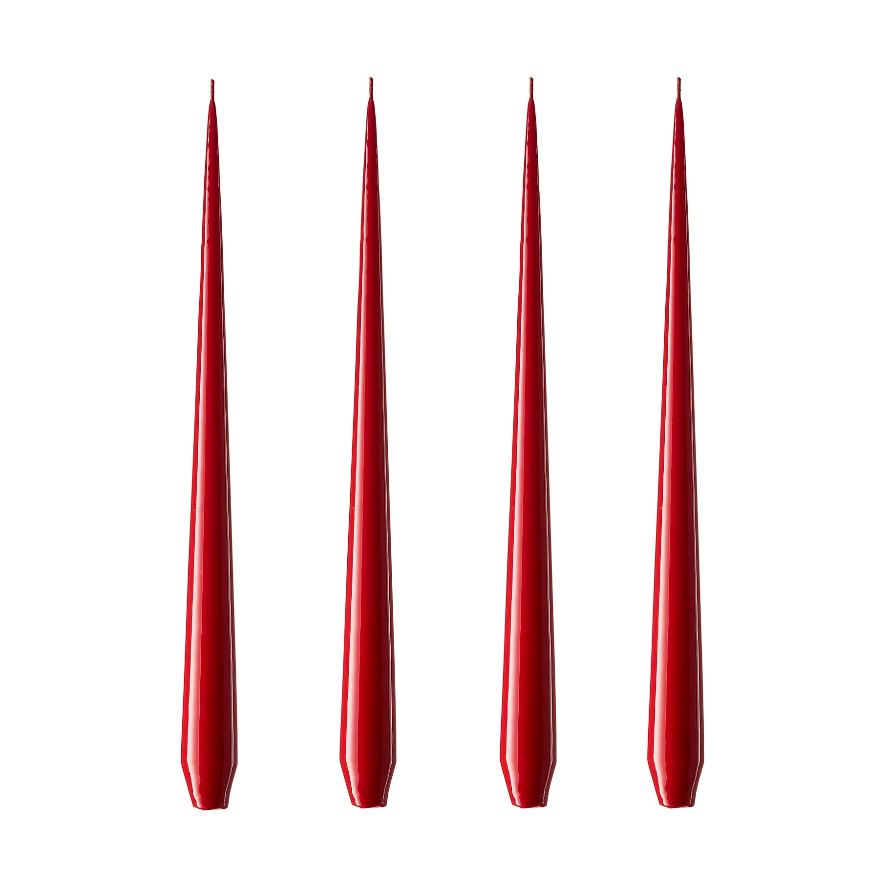 ester & erik Bougie ester & erik Lot de 4 laquée winter berry,