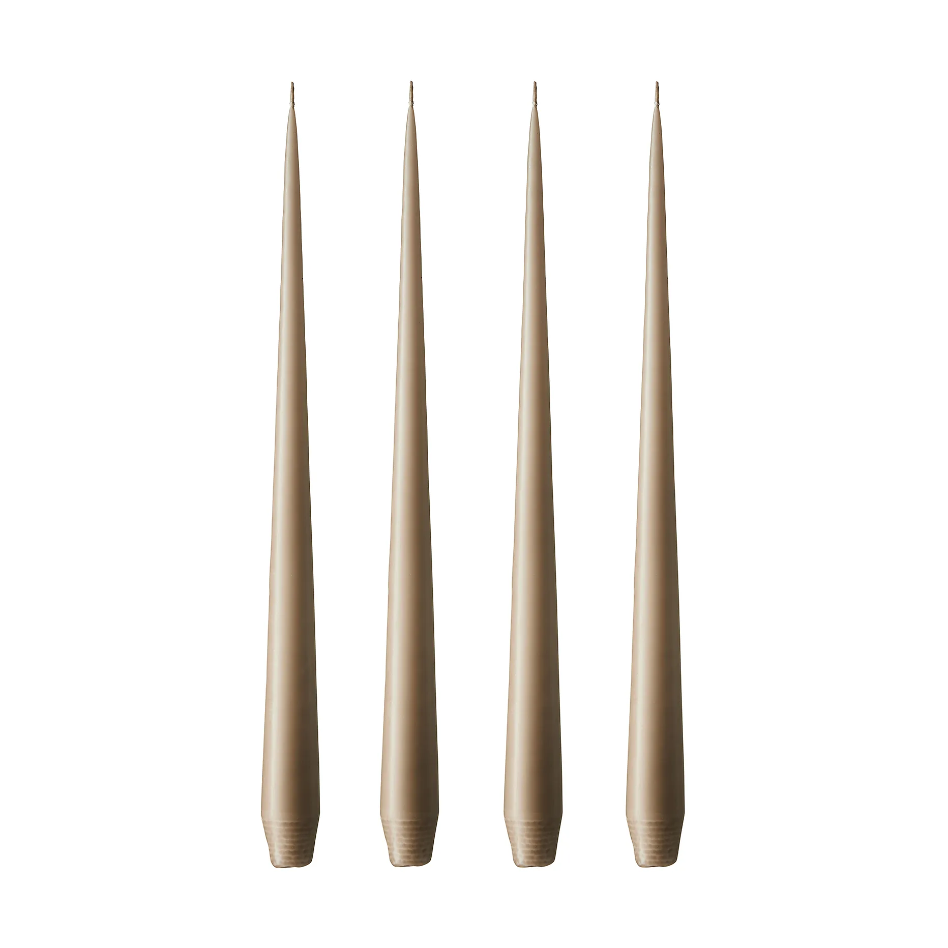ester & erik Bougie ester & erik Lot de 4 mat nougat note,
