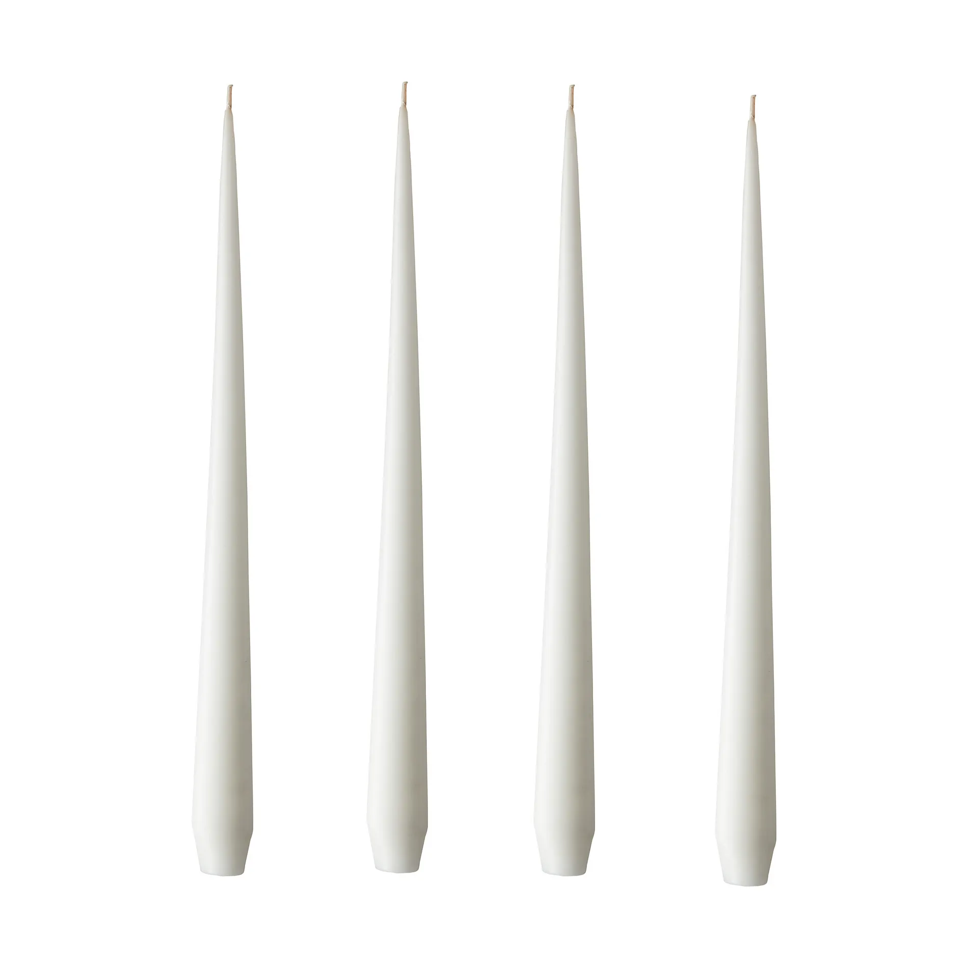 ester & erik Bougie ester & erik Lot de 4 mat pure white, — vue 3