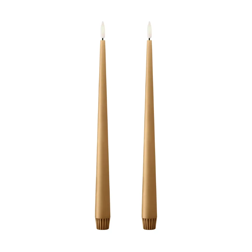 ester & erik Bougies LED ester & erik lot de 2 27 Almond butter,