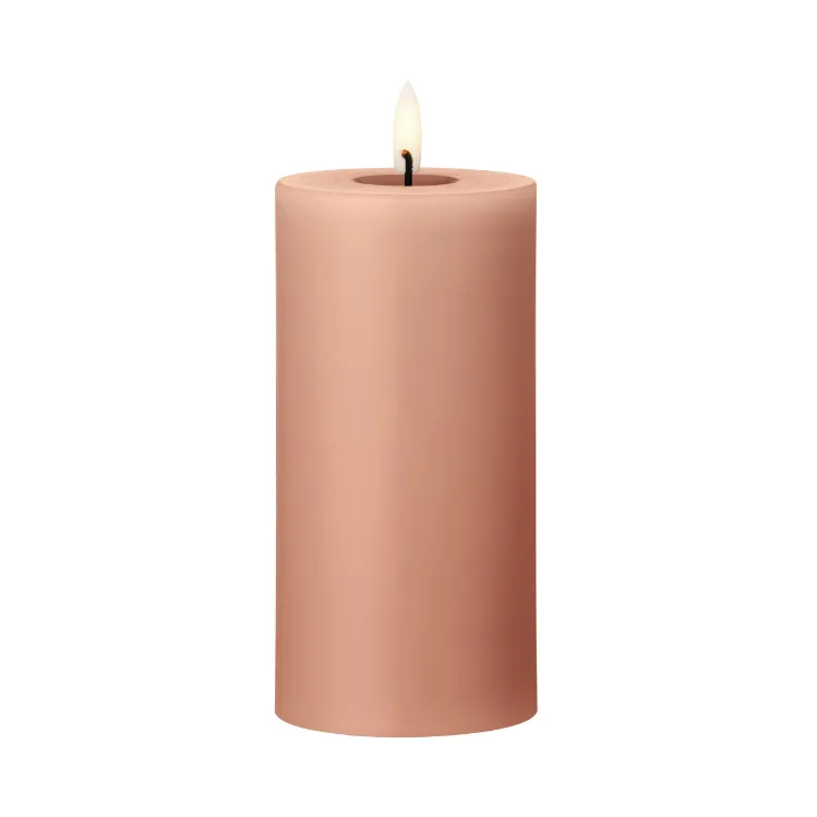 ester & erik ester & erik bloklys LED 20 Rosy caramel, 15 cm