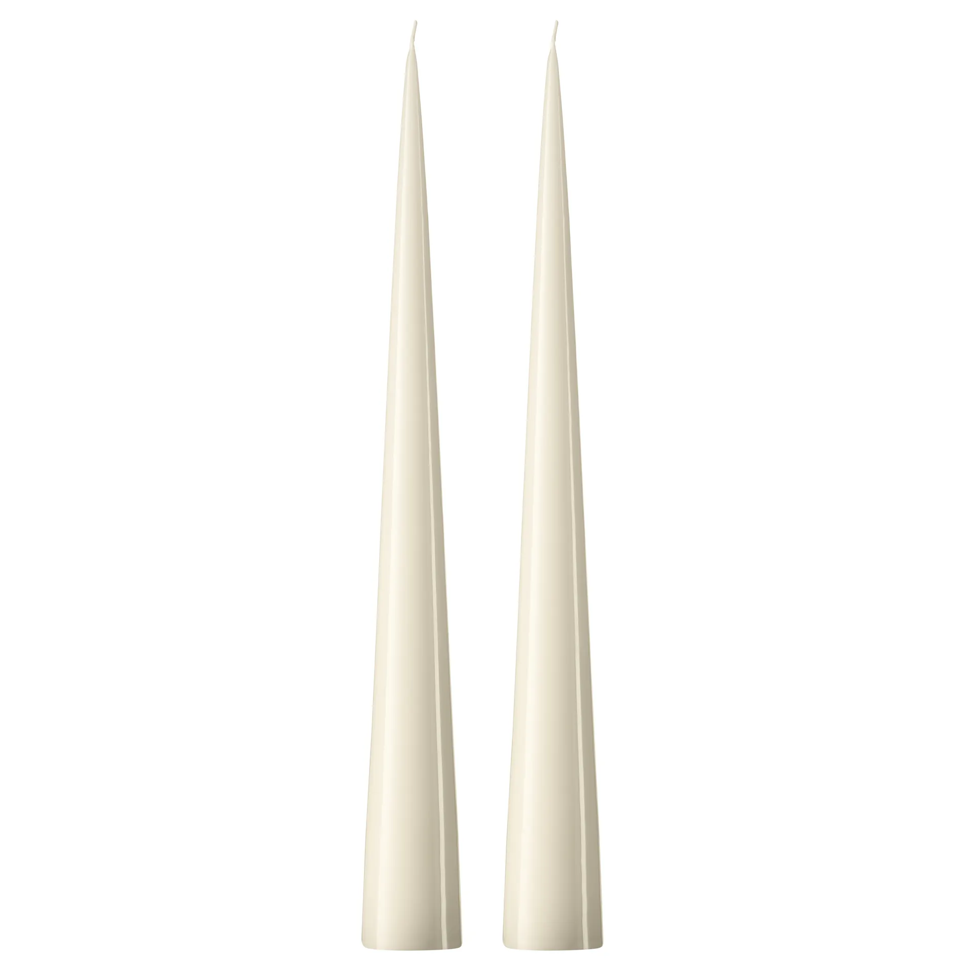ester & erik ester & erik kegleformet lys 37 cm 2-pak lakeret Ivory 06-0