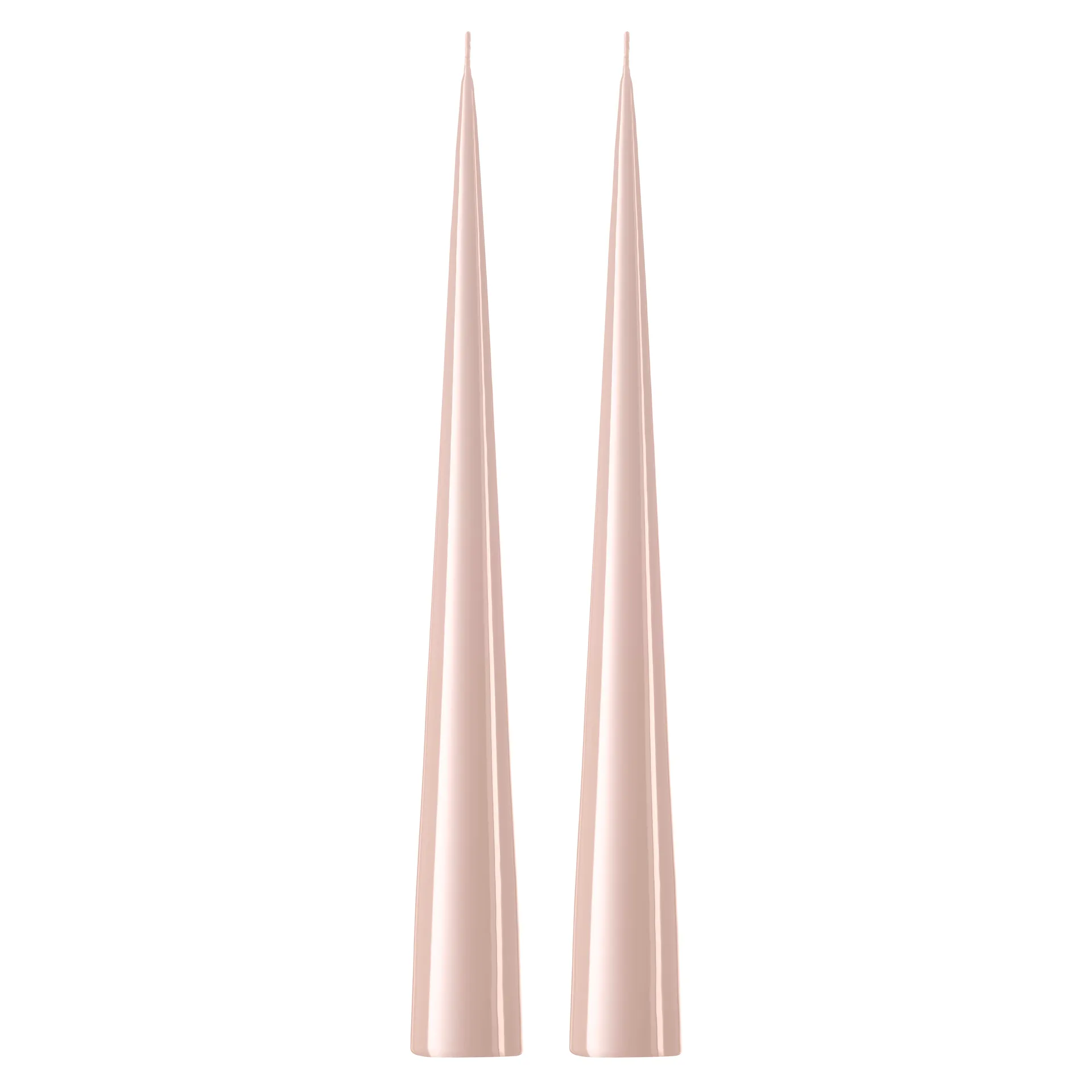 ester & erik ester & erik kegleformet lys 37 cm 2-pak lakeret Rosewater 51-0