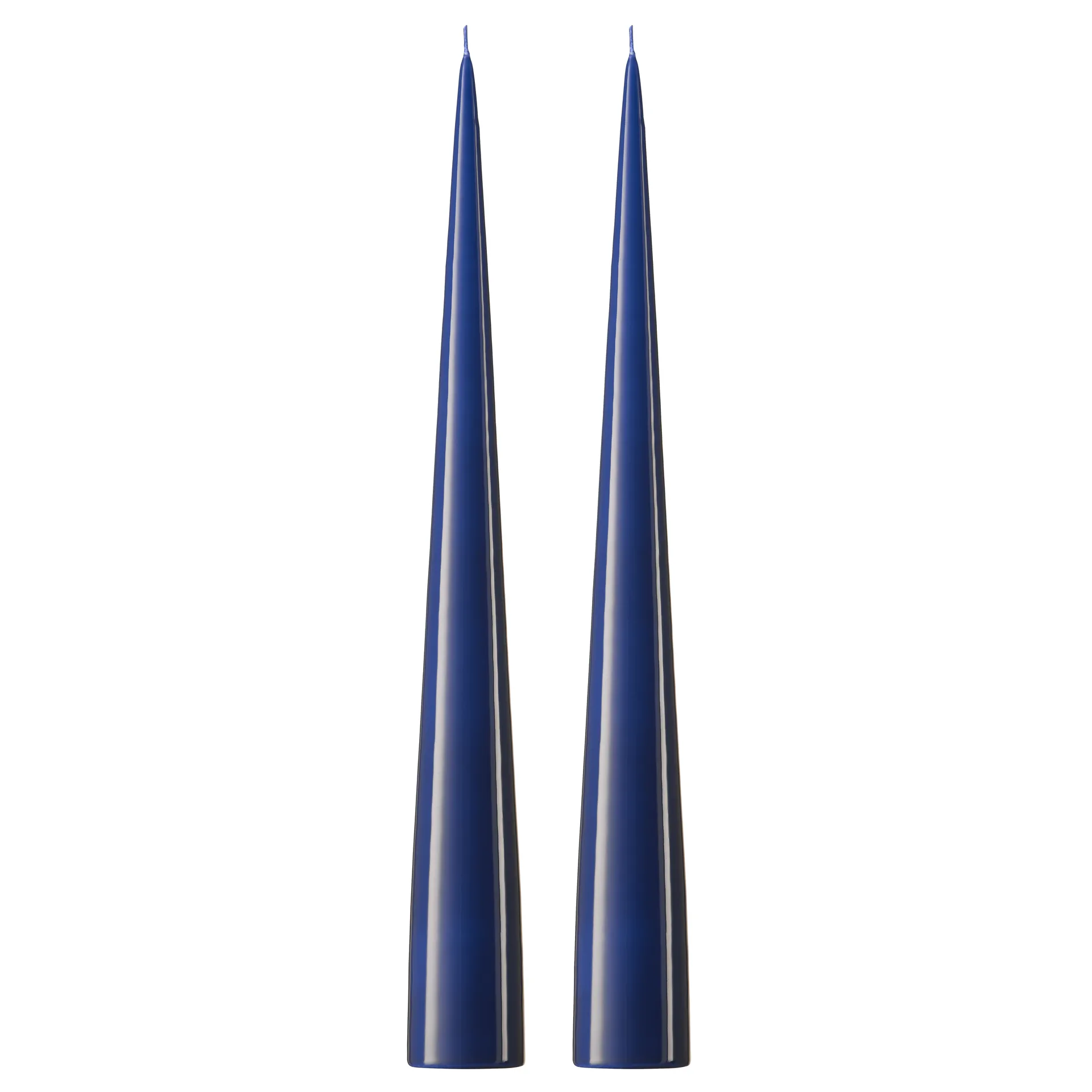 ester & erik ester & erik kegleformet lys 37 cm 2-pak lakeret Royal navy 28-0 billede