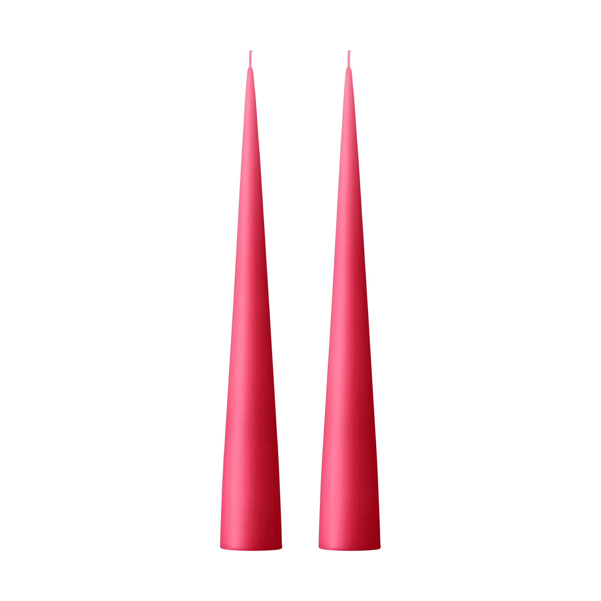 ester & erik ester & erik kegleformet lys 37 cm 2-pak mat Deep pink 41/2