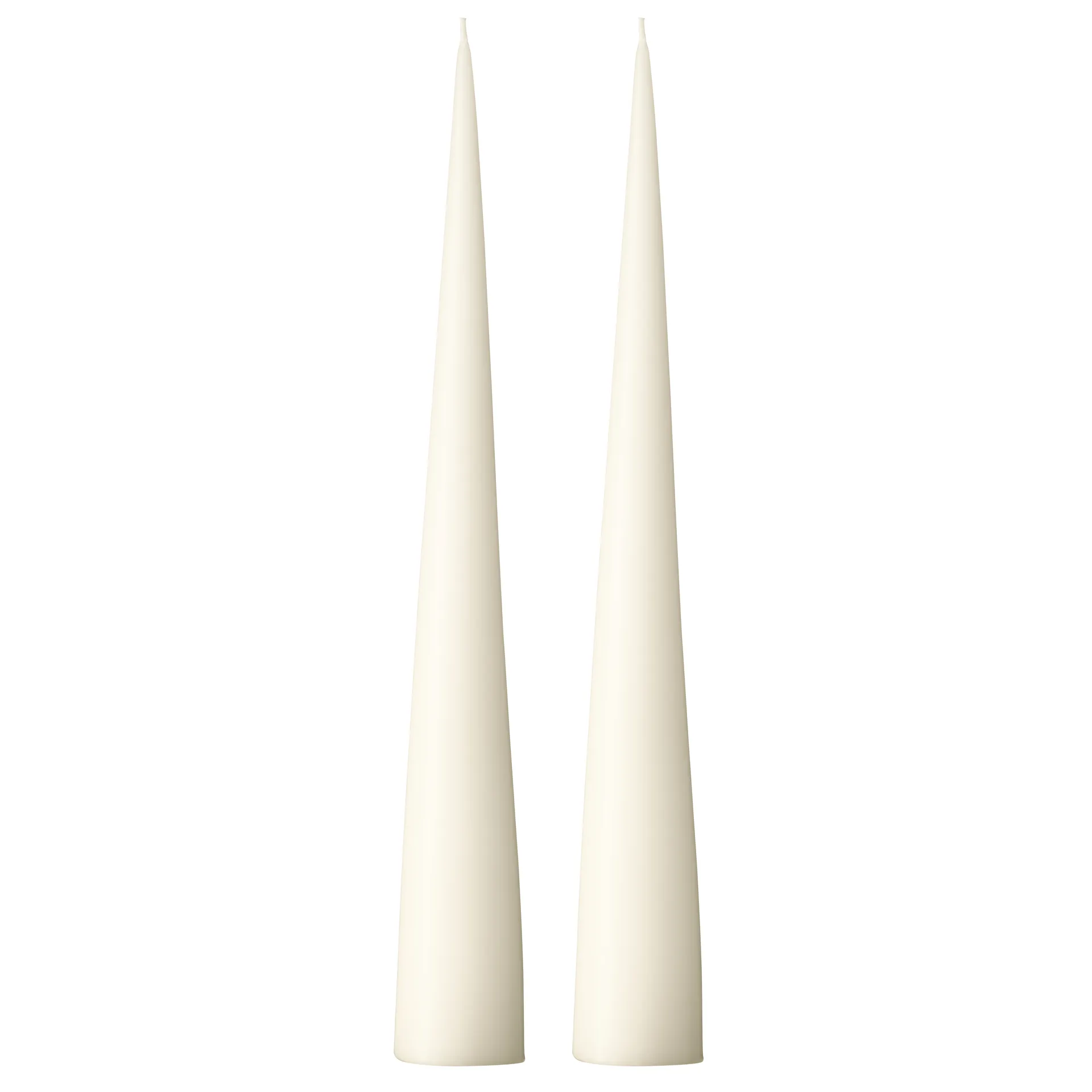 ester & erik ester & erik kegleformet lys 37 cm 2-pak mat Ivory 06