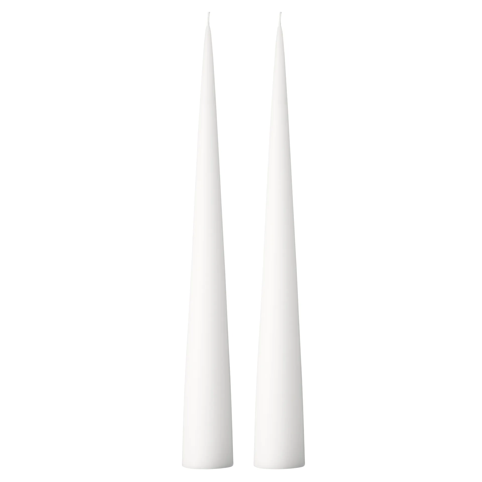 ester & erik ester & erik kegleformet lys 37 cm 2-pak mat Pure white 31