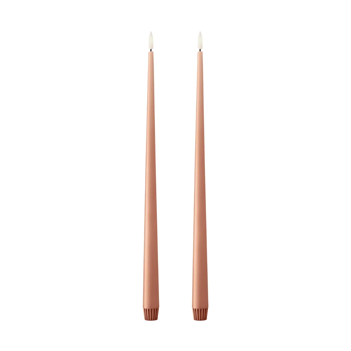 ester & erik ester & erik kronelys LED 2-pak 20 Rosy caramel, 40 cm